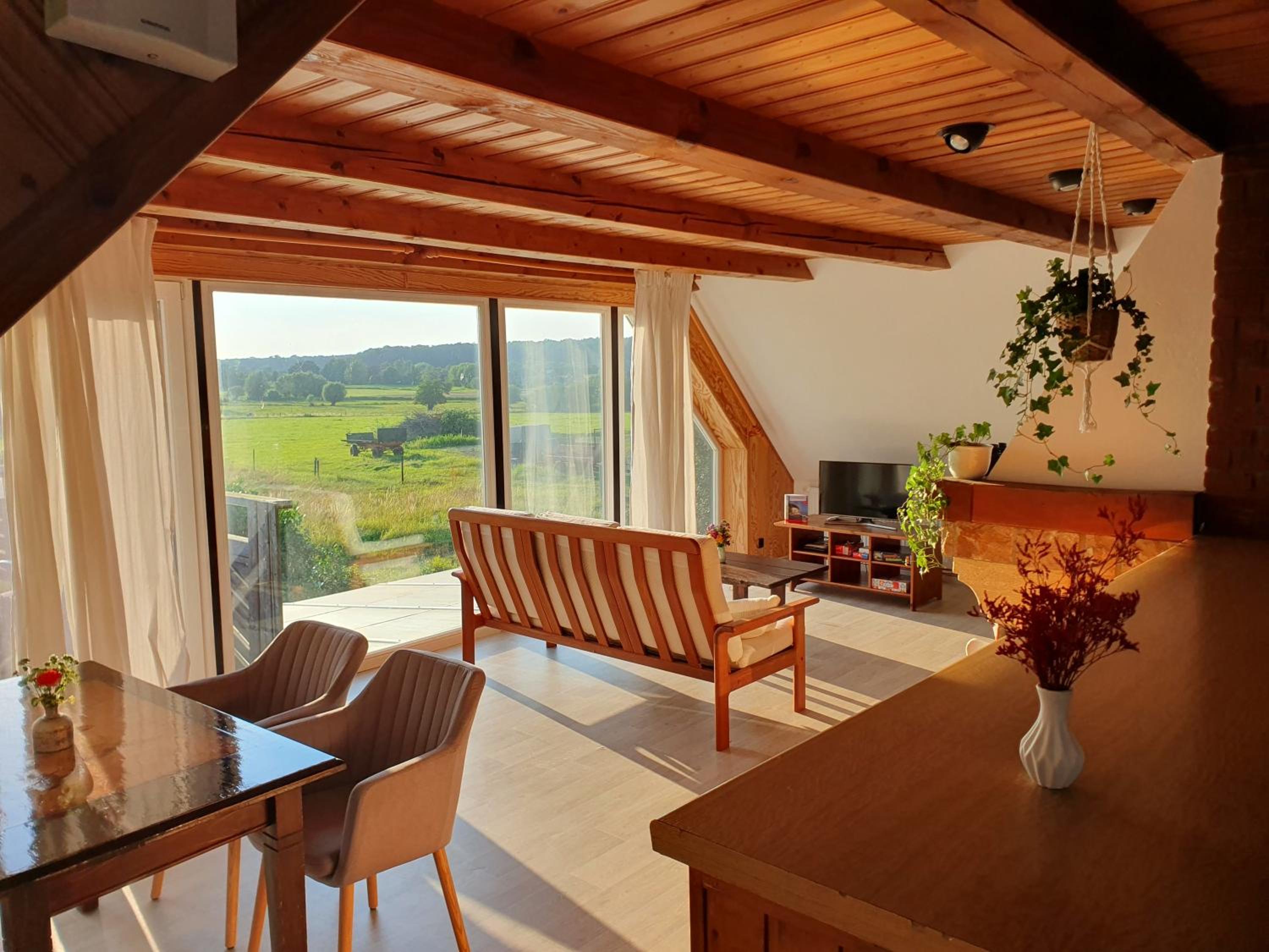 Two-Bedroom Deluxe Apartment with Garden View