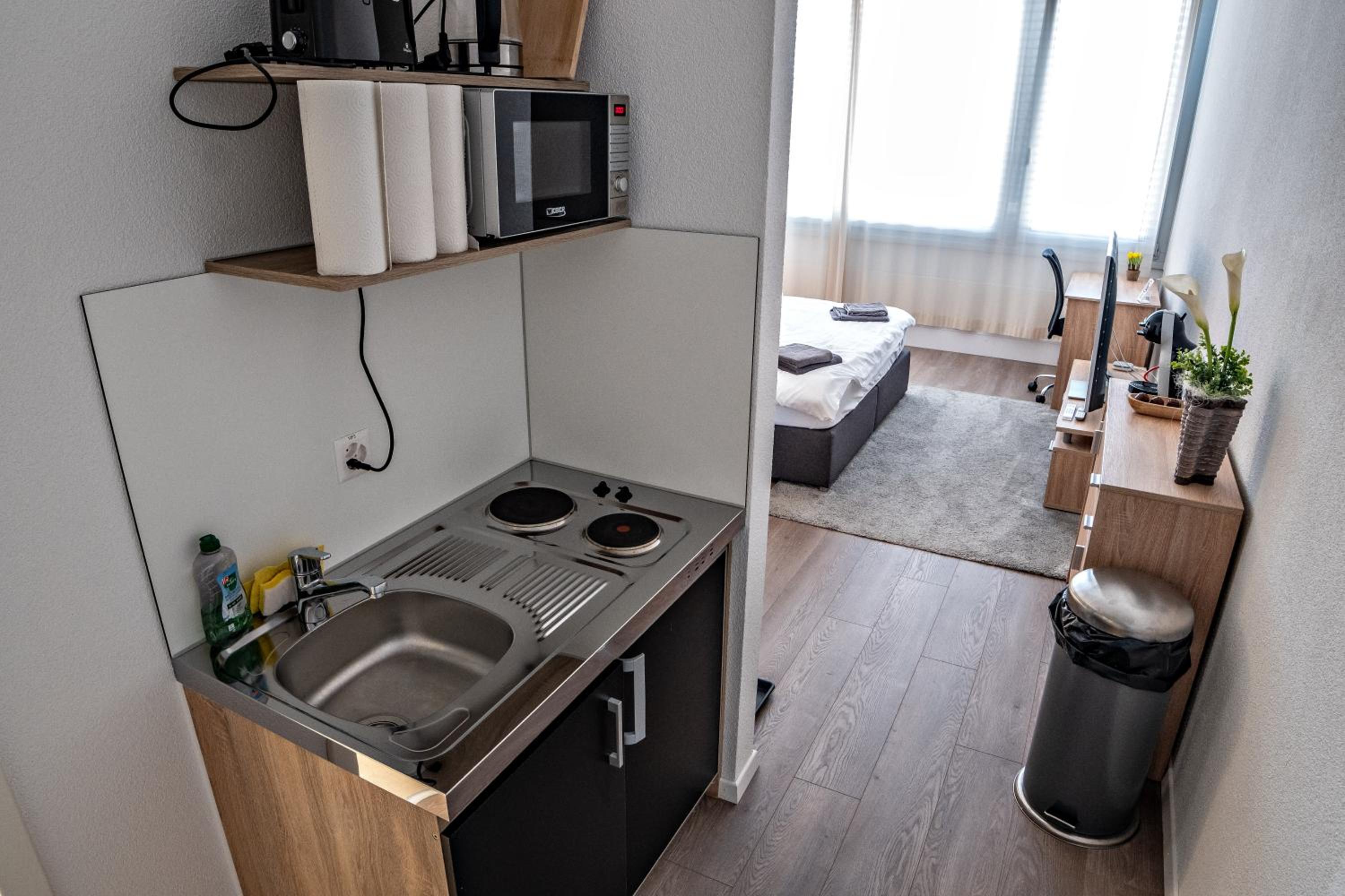Superior One-Bedroom Apartment with Private Bathroom and Kitchenette photo 2