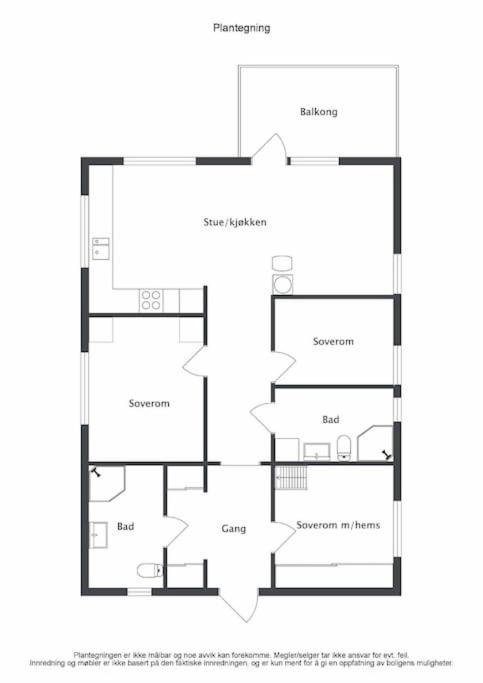 Three-Bedroom Apartment photo 2