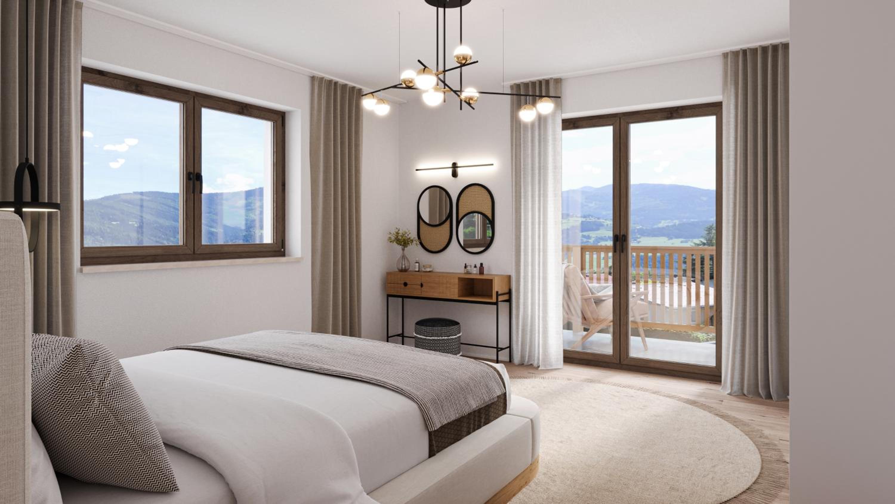 Apartment with View and Balcony