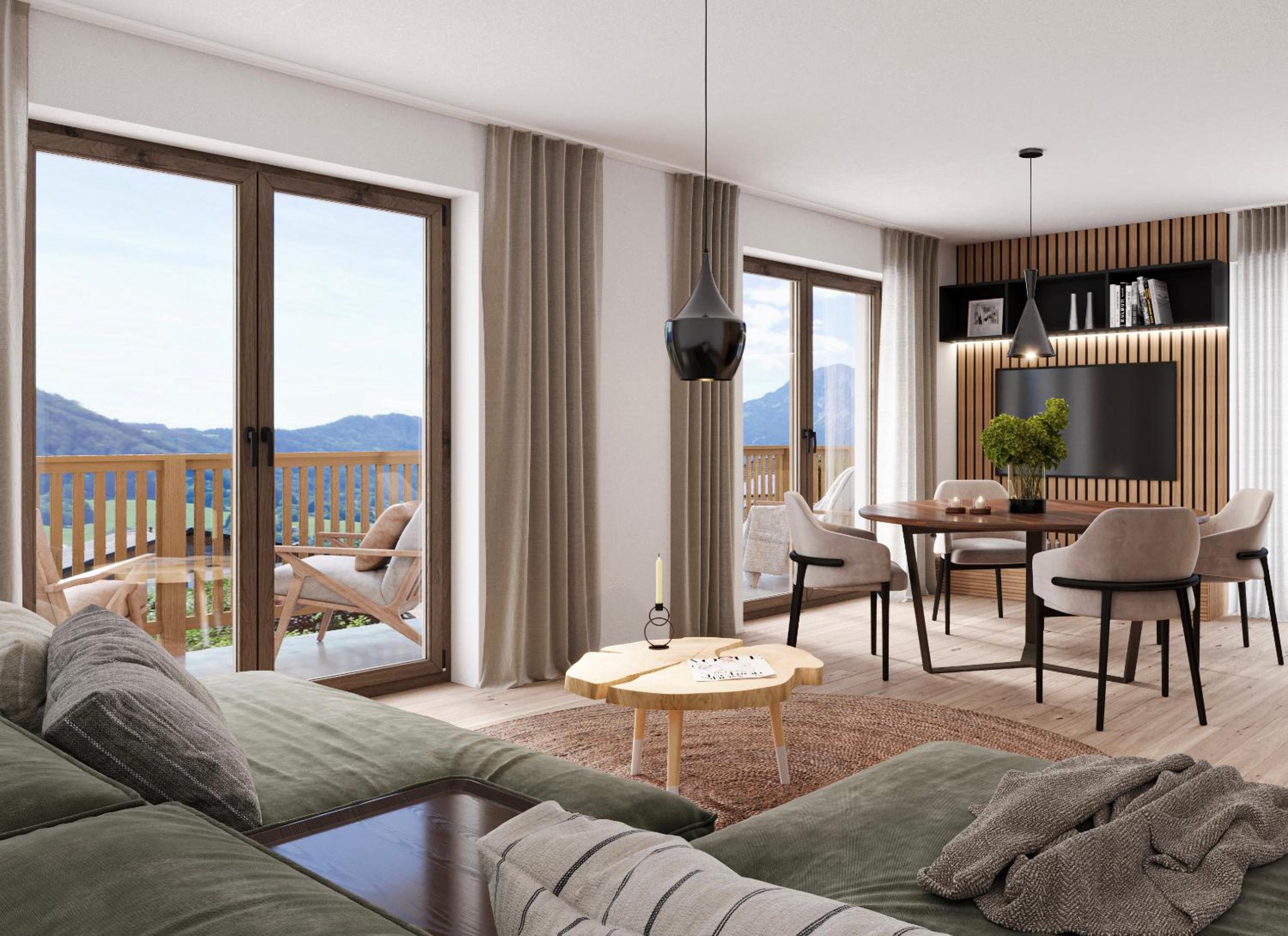 Two-Bedroom Apartment with Balcony