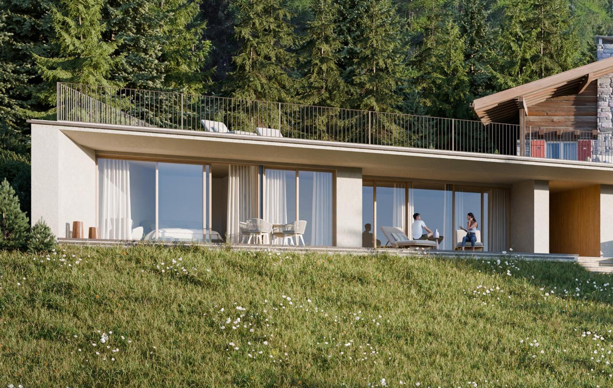 Two-Bedroom Deluxe Apartment with Garden View photo 1