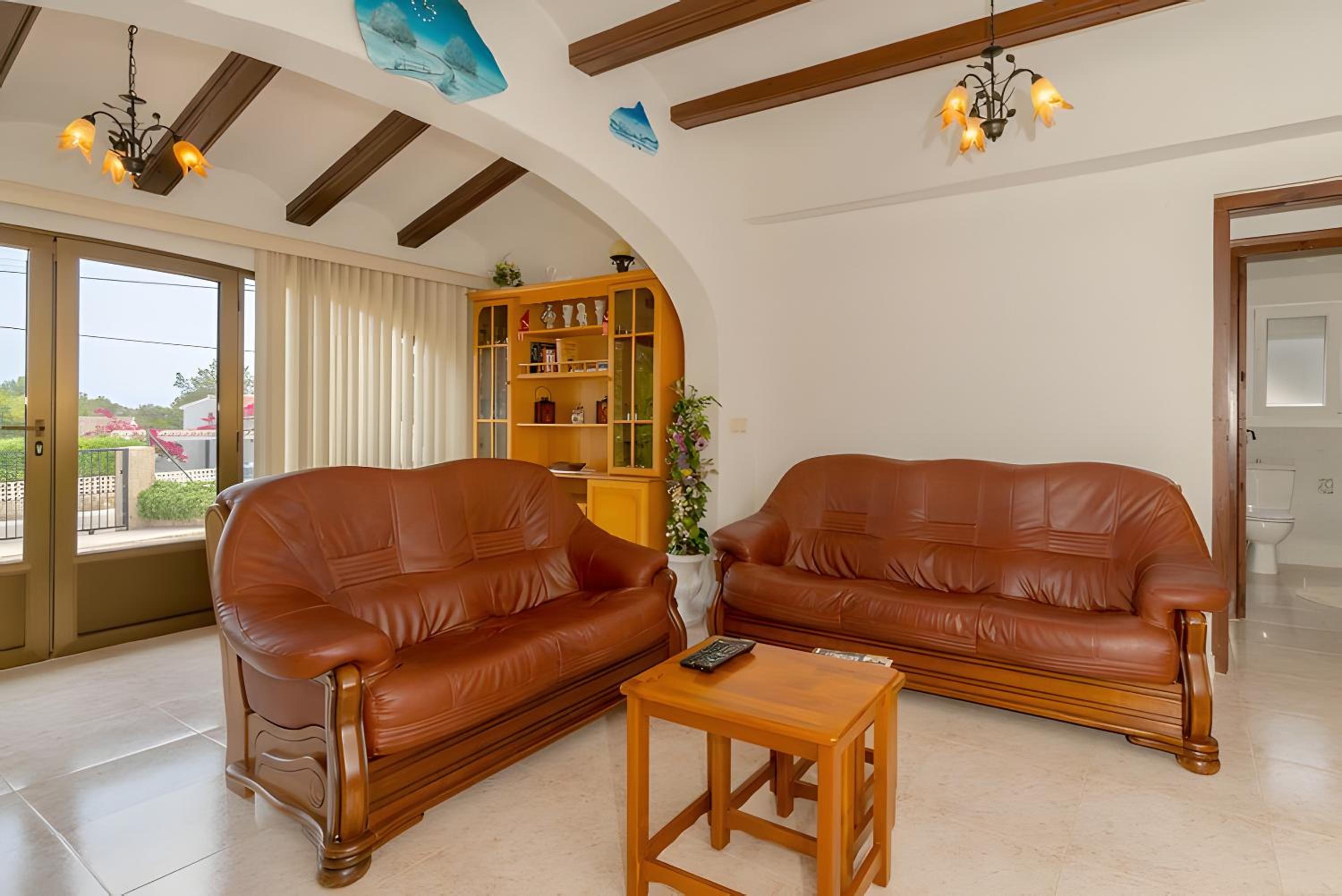 Villa con vistas al jardín