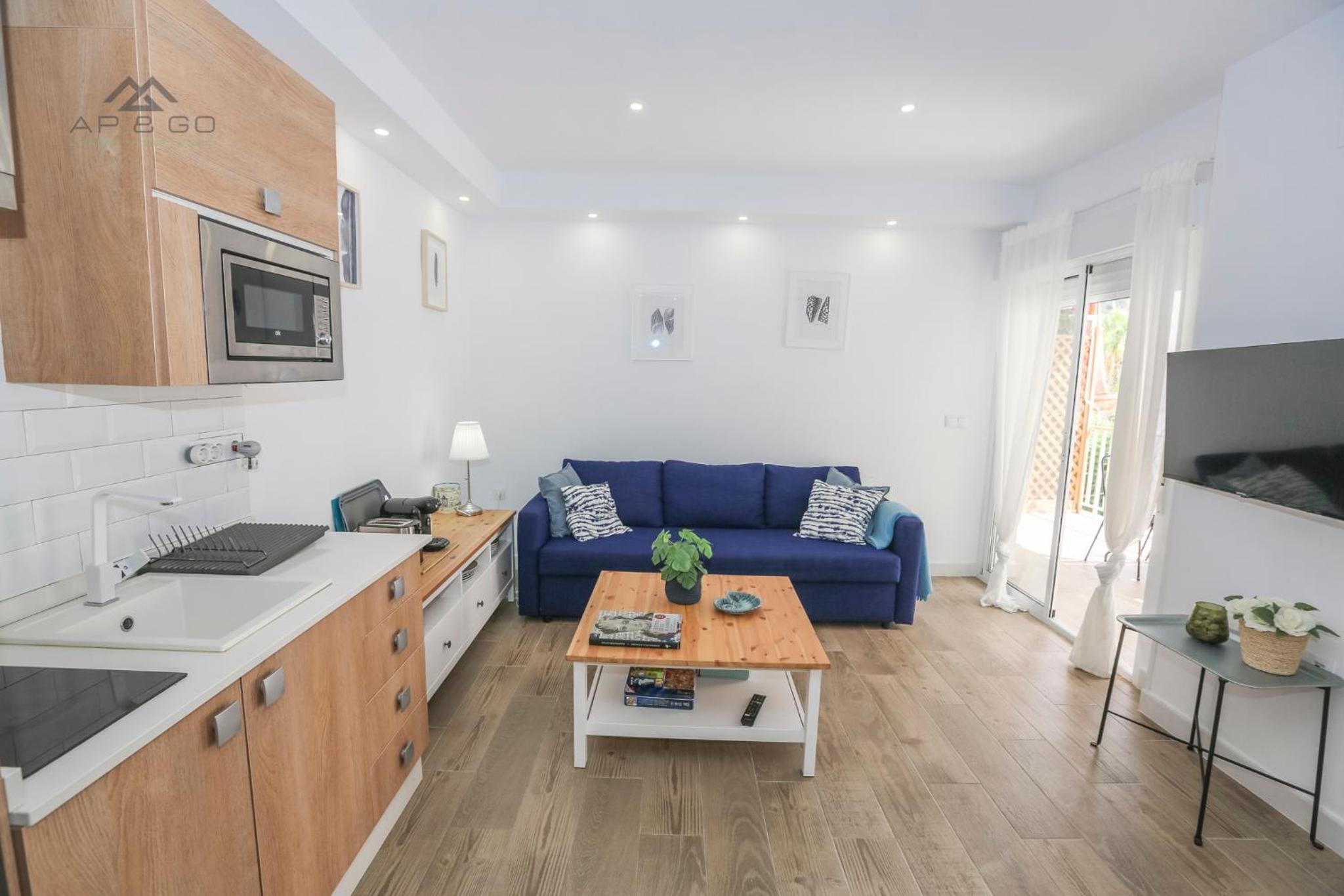 Apartamento de dos habitaciones