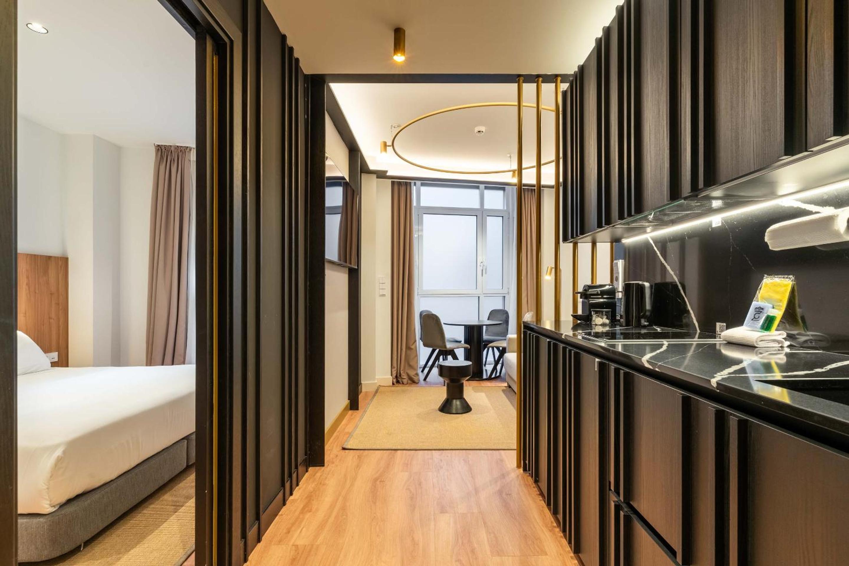 Apartamento de una habitación con sofá cama