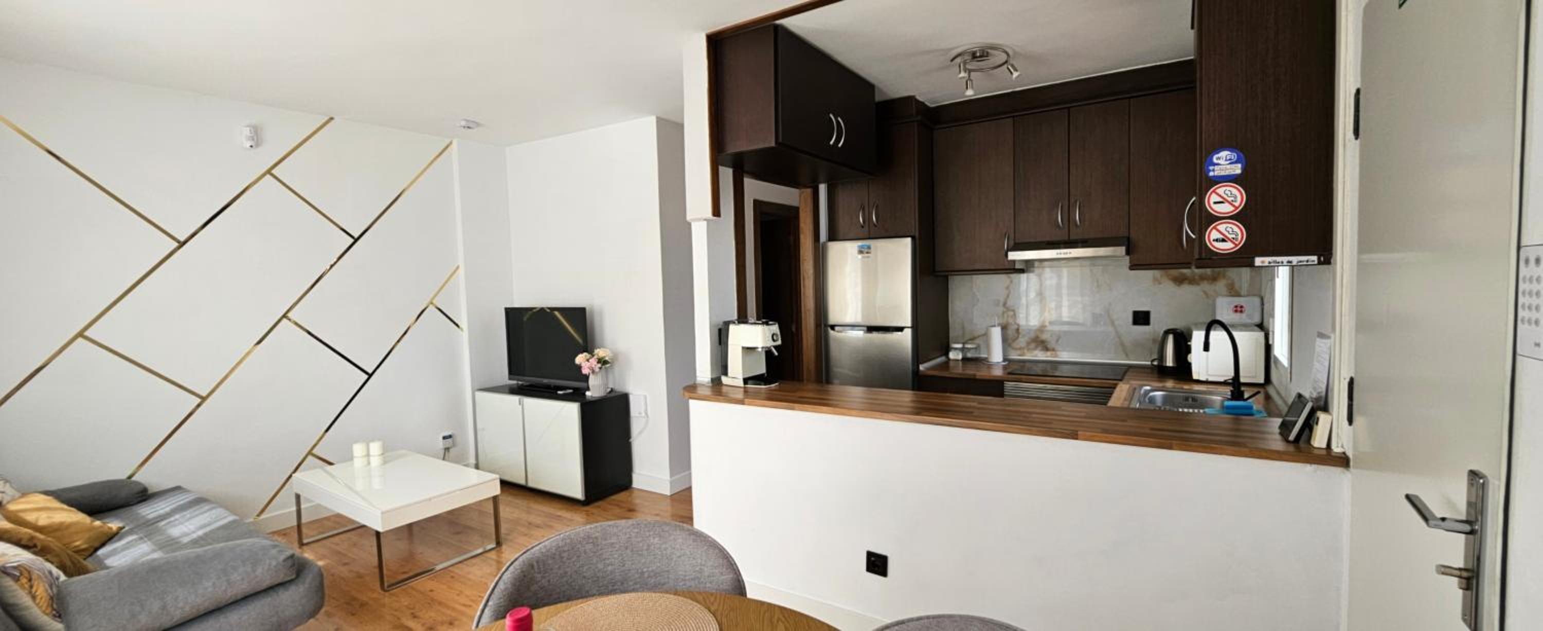 Apartamento de dos habitaciones