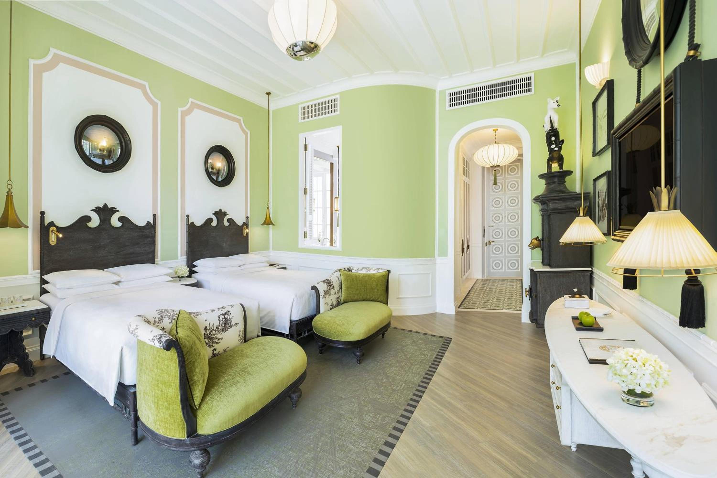 Rue De Lamarck Room, 2 Double Beds, Balcony