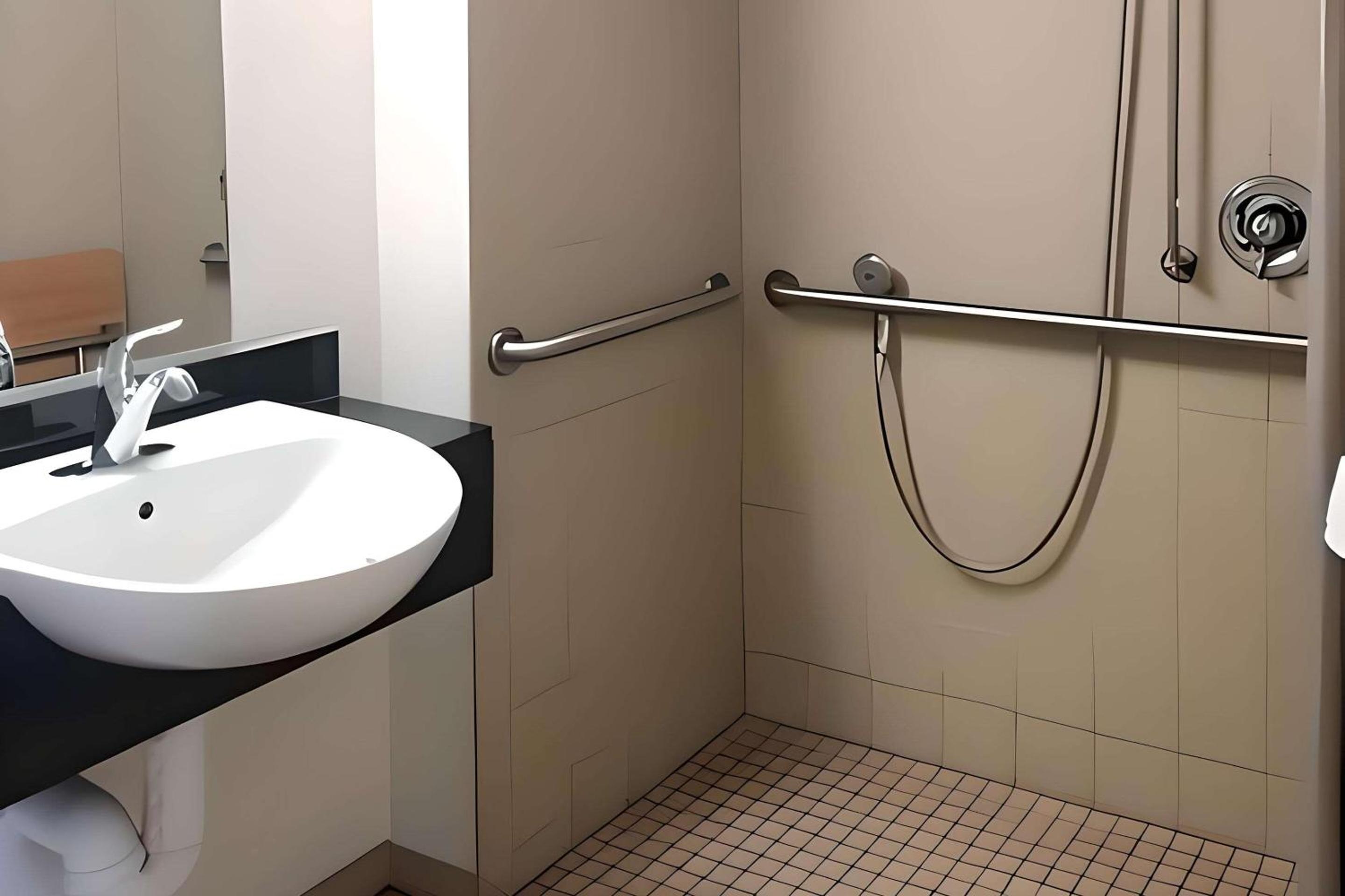 1 King Bed | Mobility Accessible RI Shower Nsmk