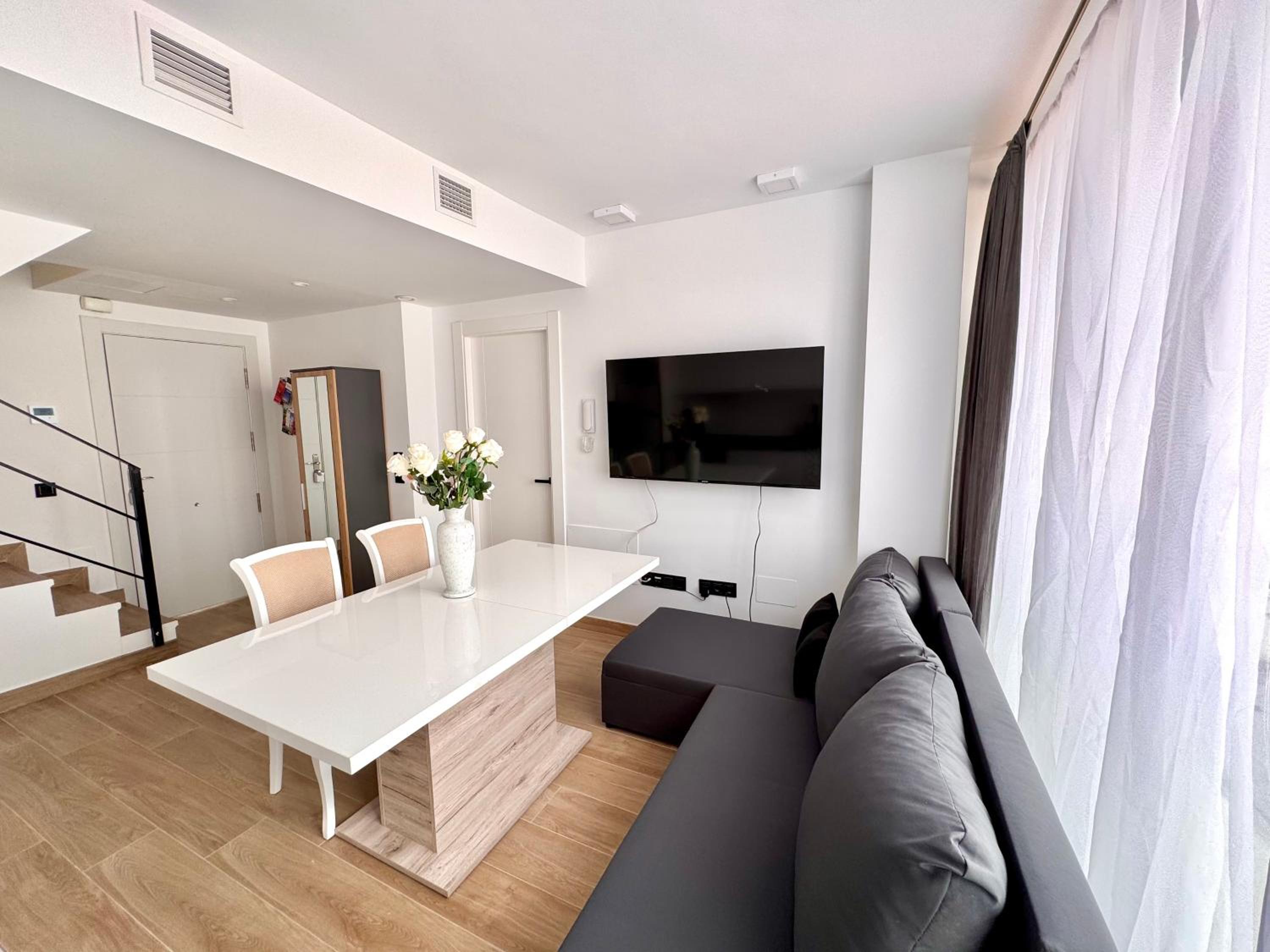 Apartamento de una habitación con vista.