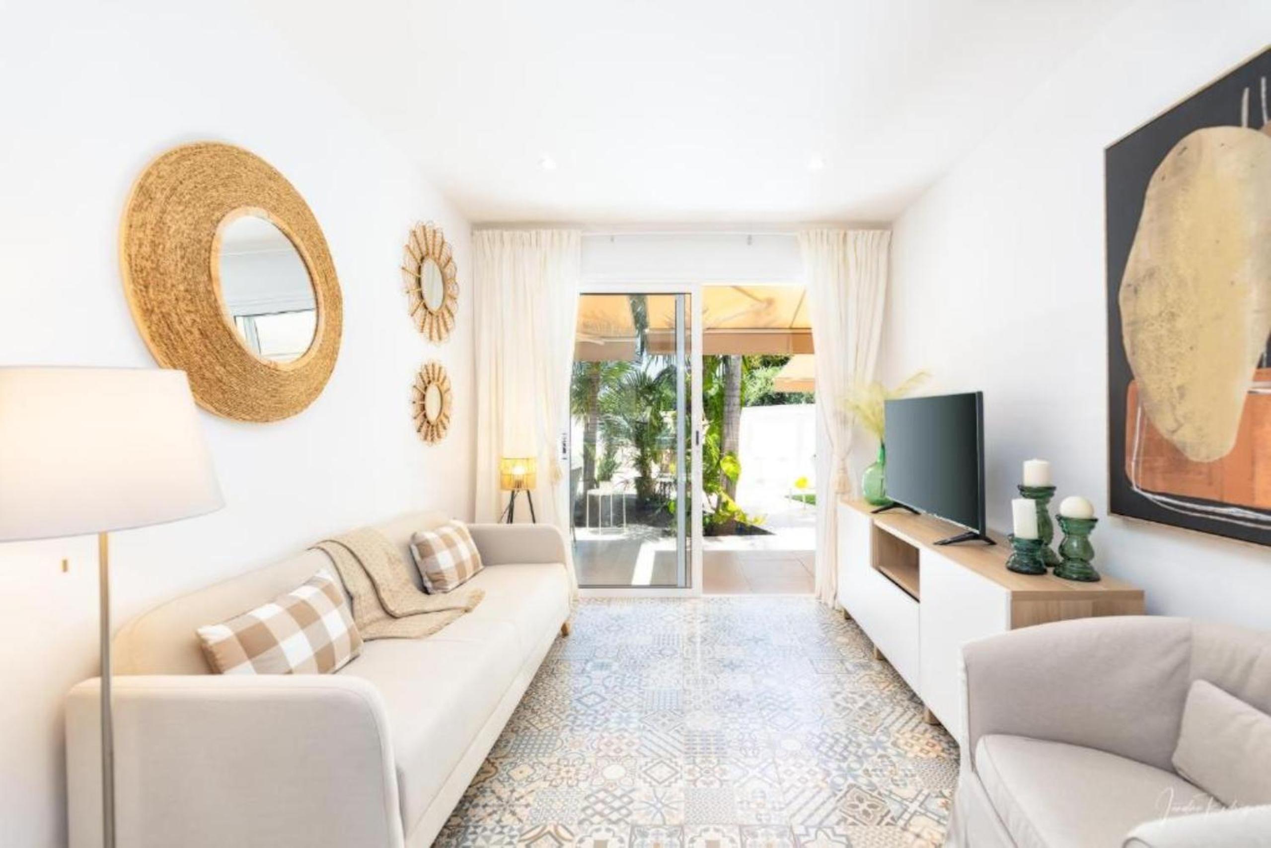Villa con vistas al jardín