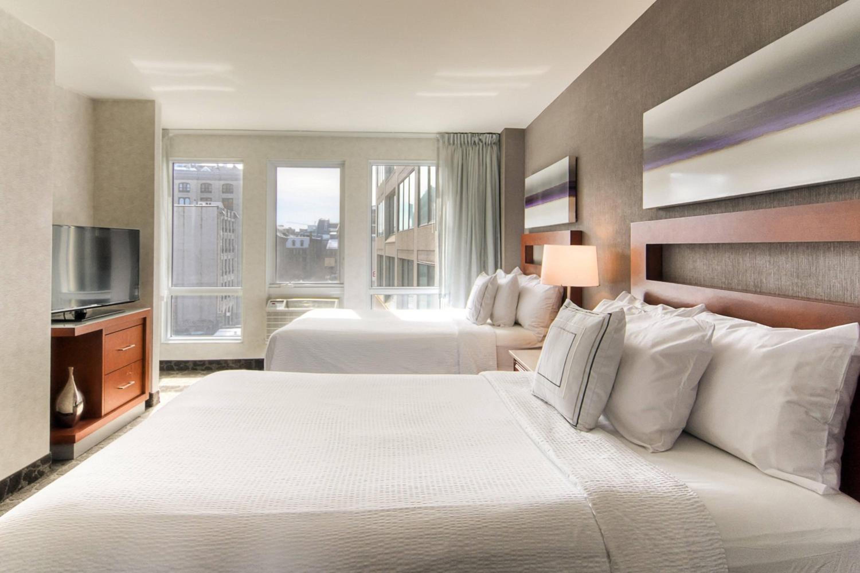 Standard Two Double Beds Suite With Sofa Bed