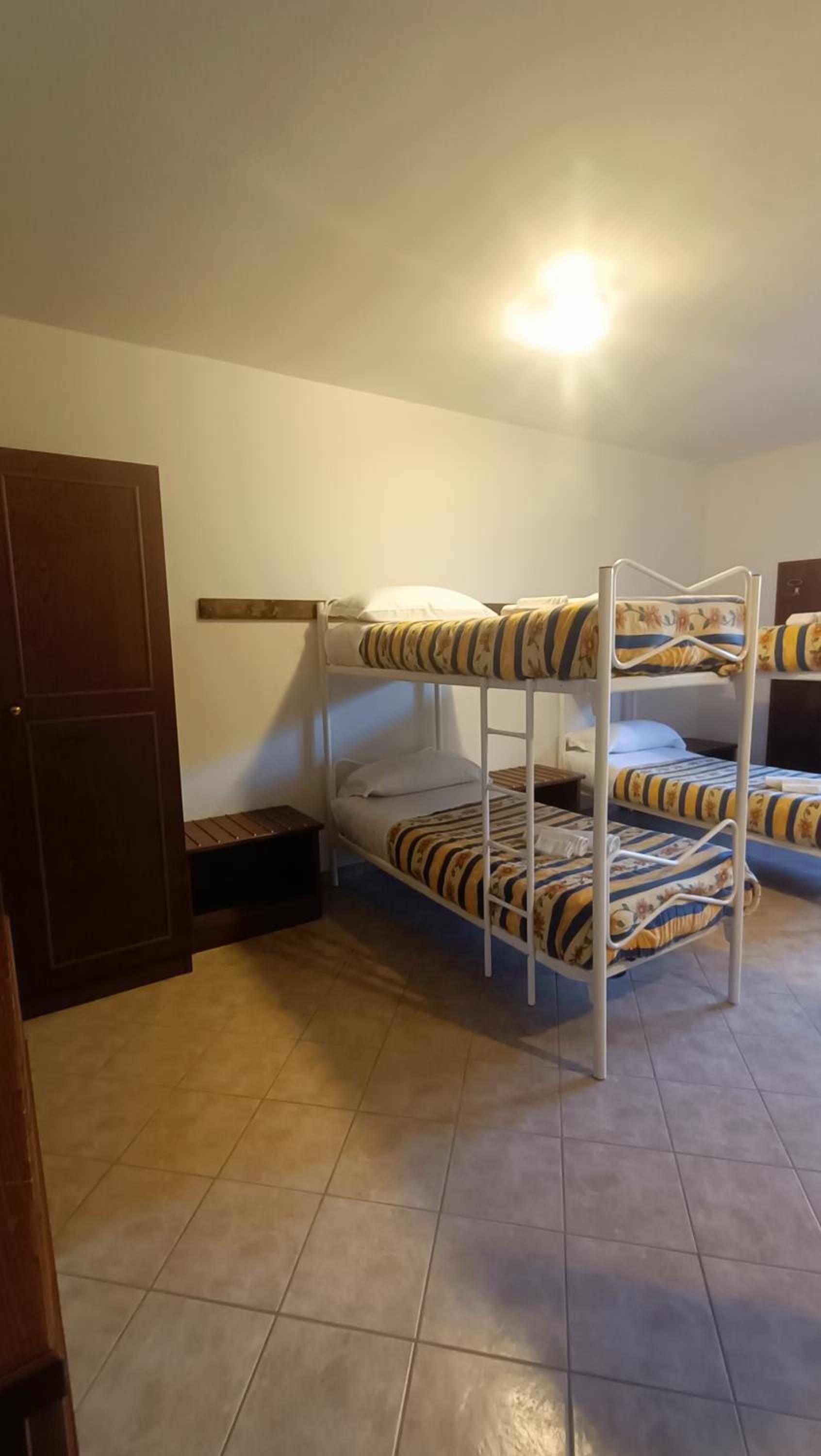 Bunk Bed in Male Dormitory Room 