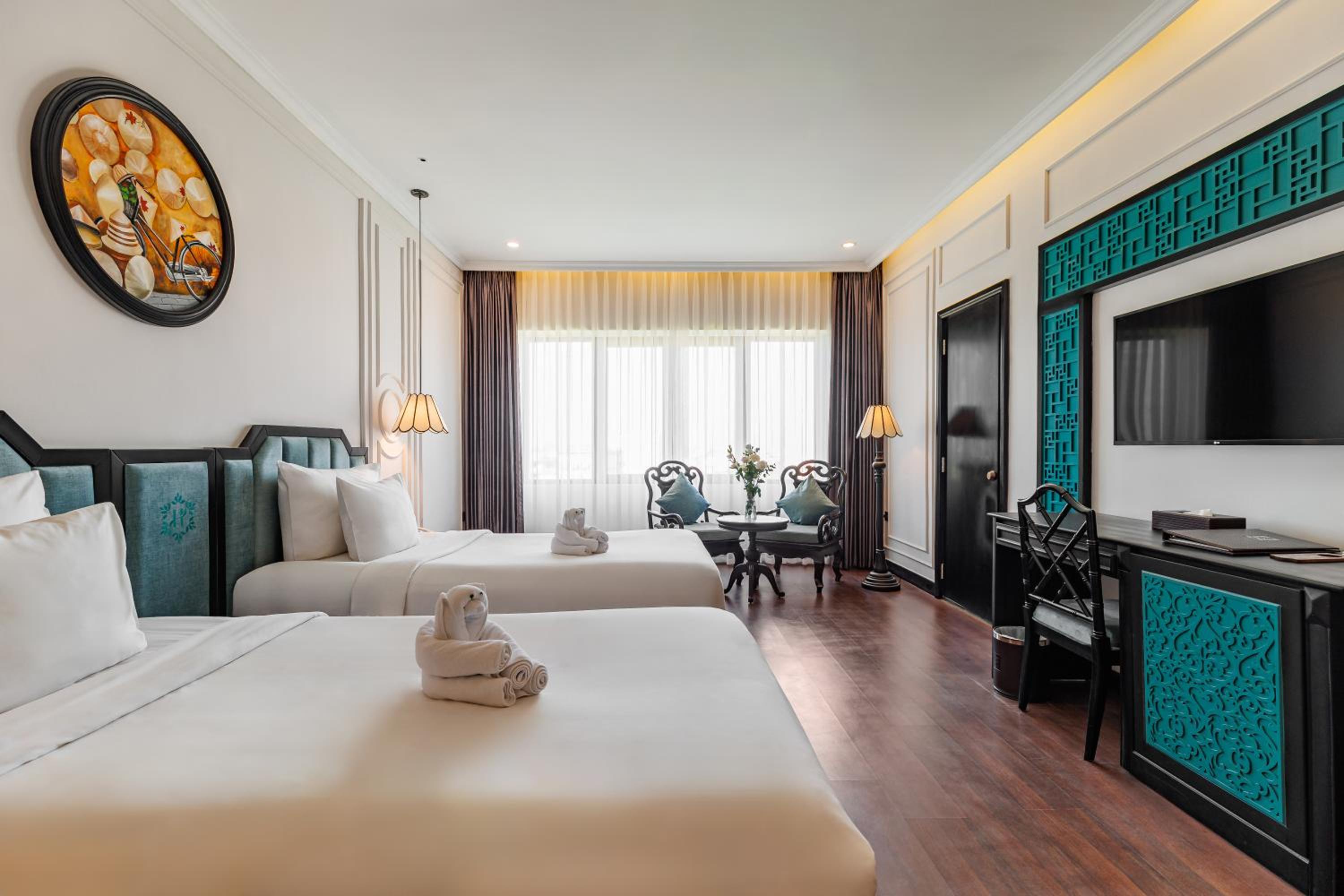 Executive Twin Room with Balcony and Rice Field View photo 1