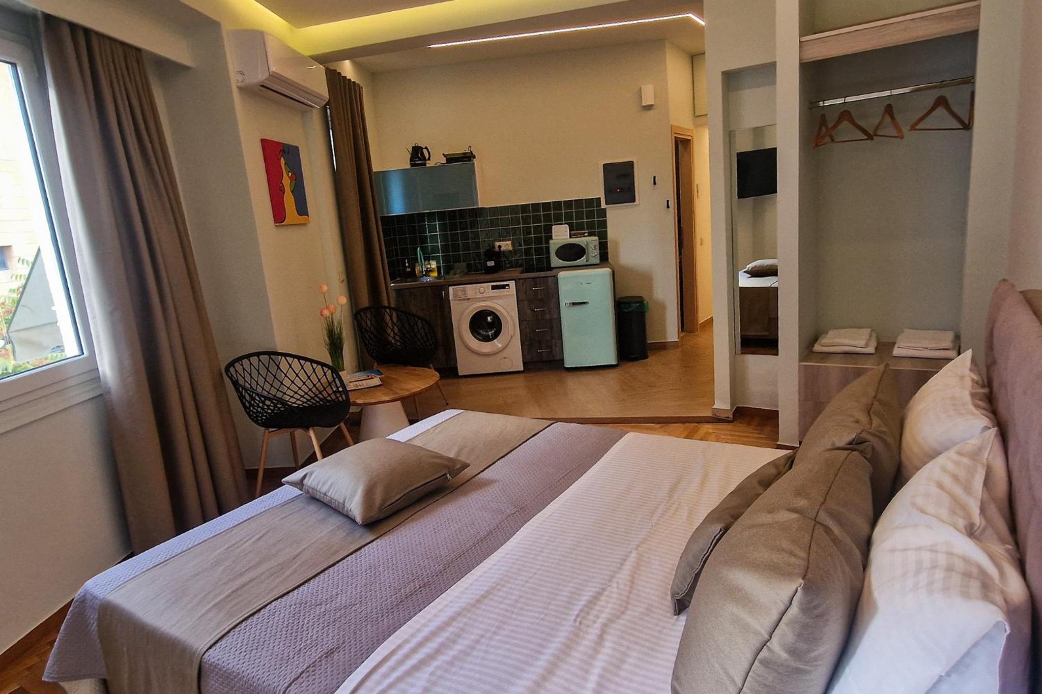 Studio Apartment With One Double Bed
