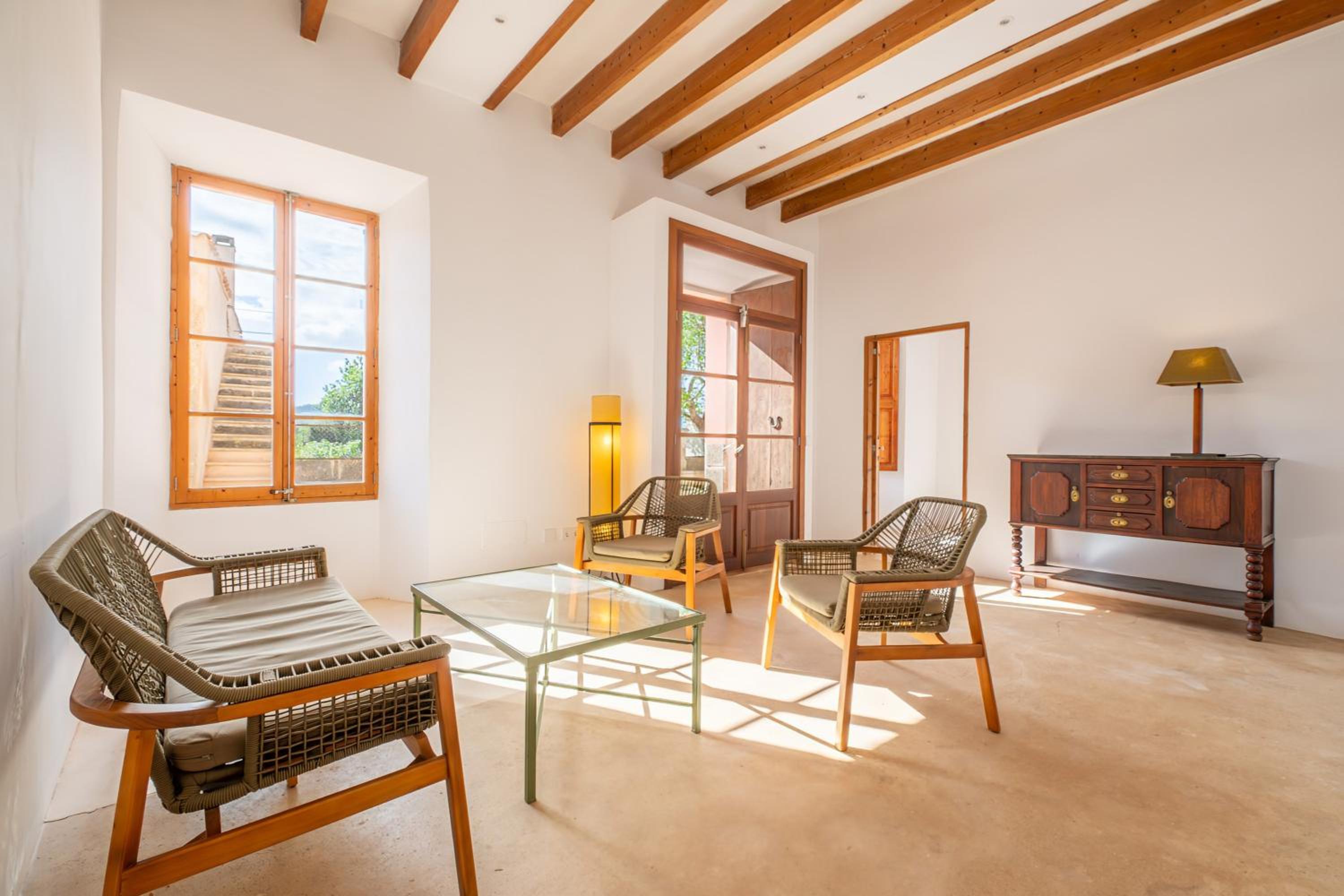 Villa con vistas al jardín