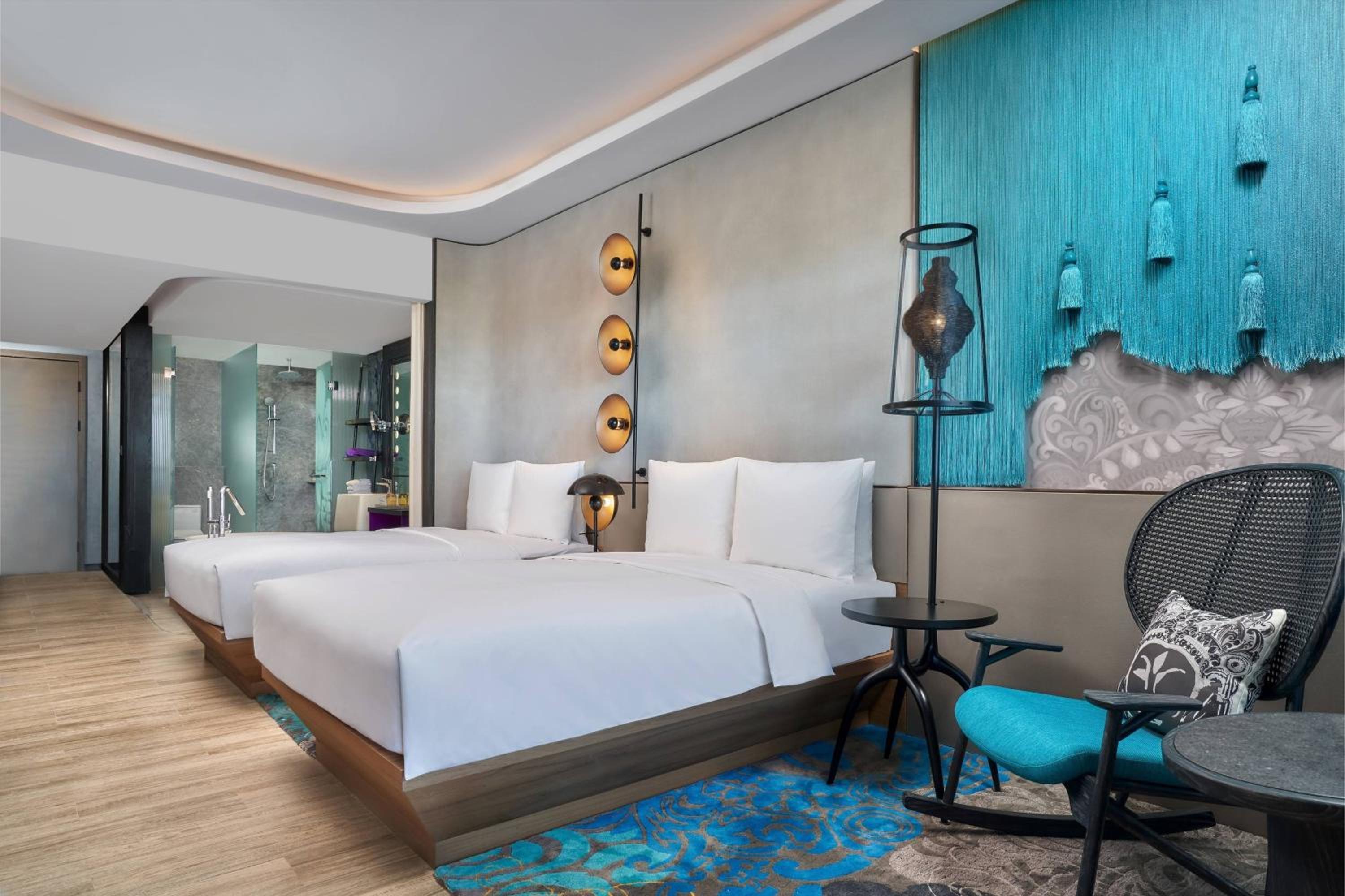 Deluxe Twin, Guest room, 2 Double, Balcony with Free Scheduled Shuttle to Hotel’s Beach Facility - Photo 3