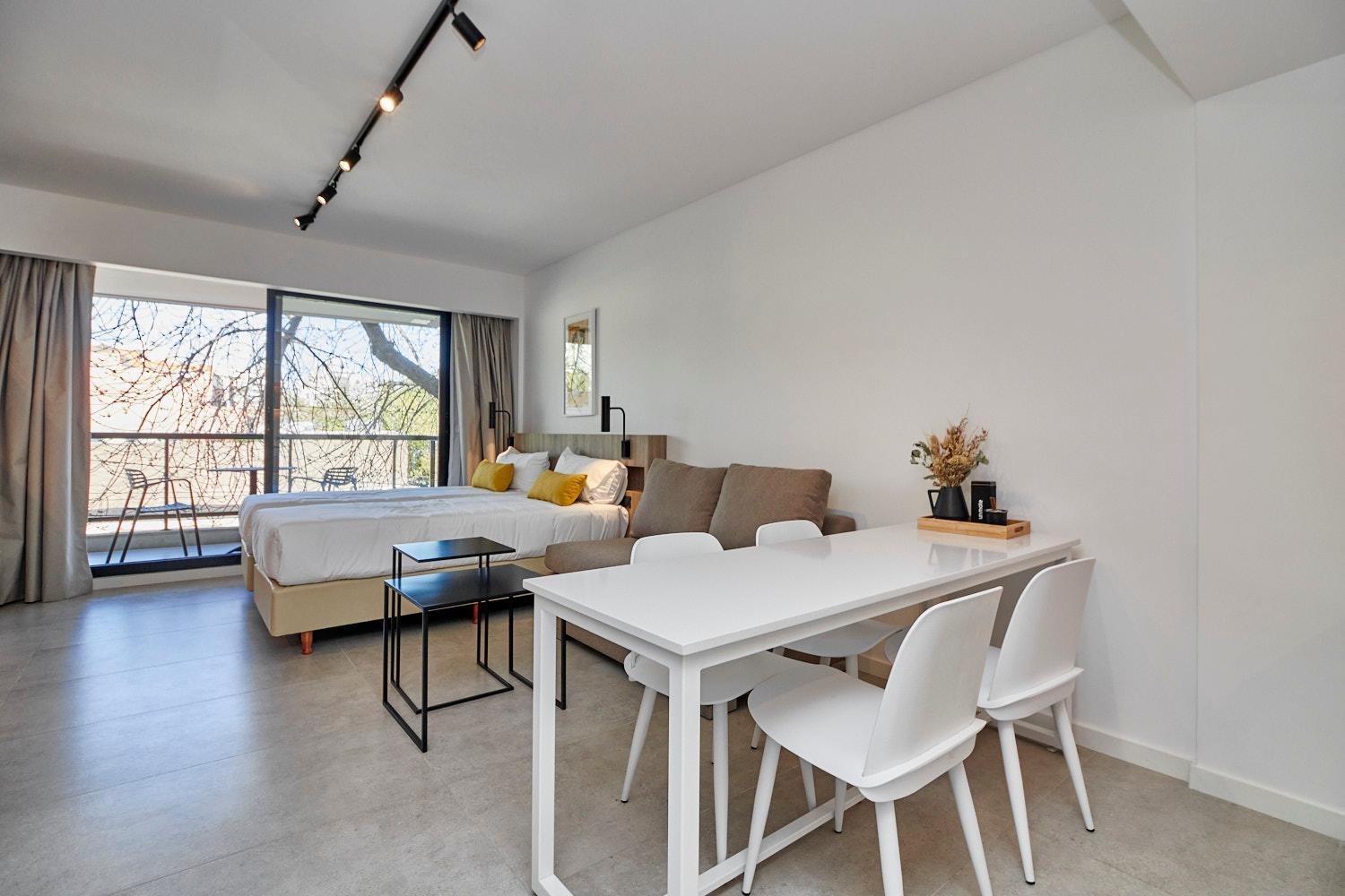 Studio with Balcony