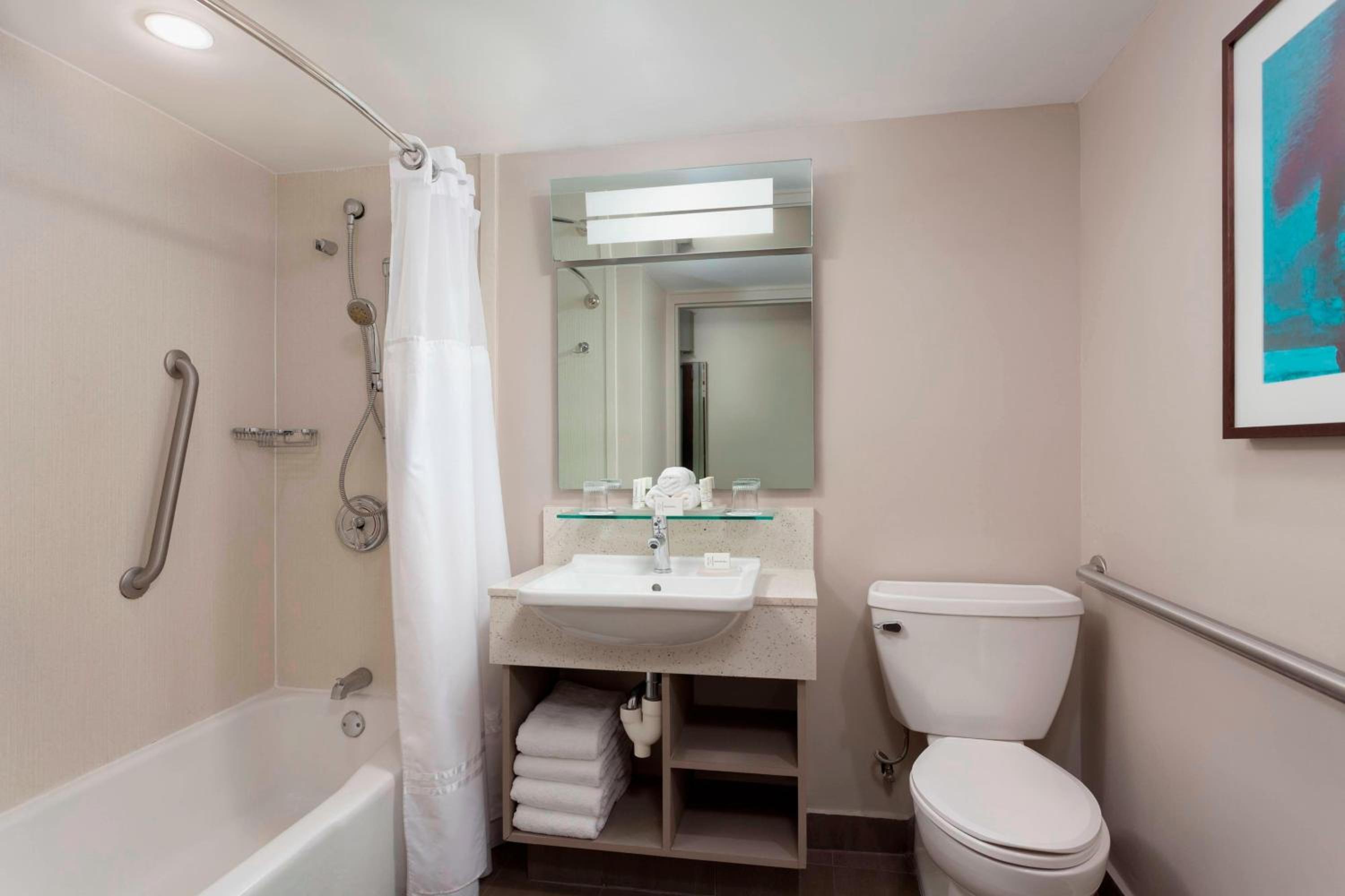 Queen Room with Two Queen Beds and Transfer Shower - Mobility and Hearing Accessible