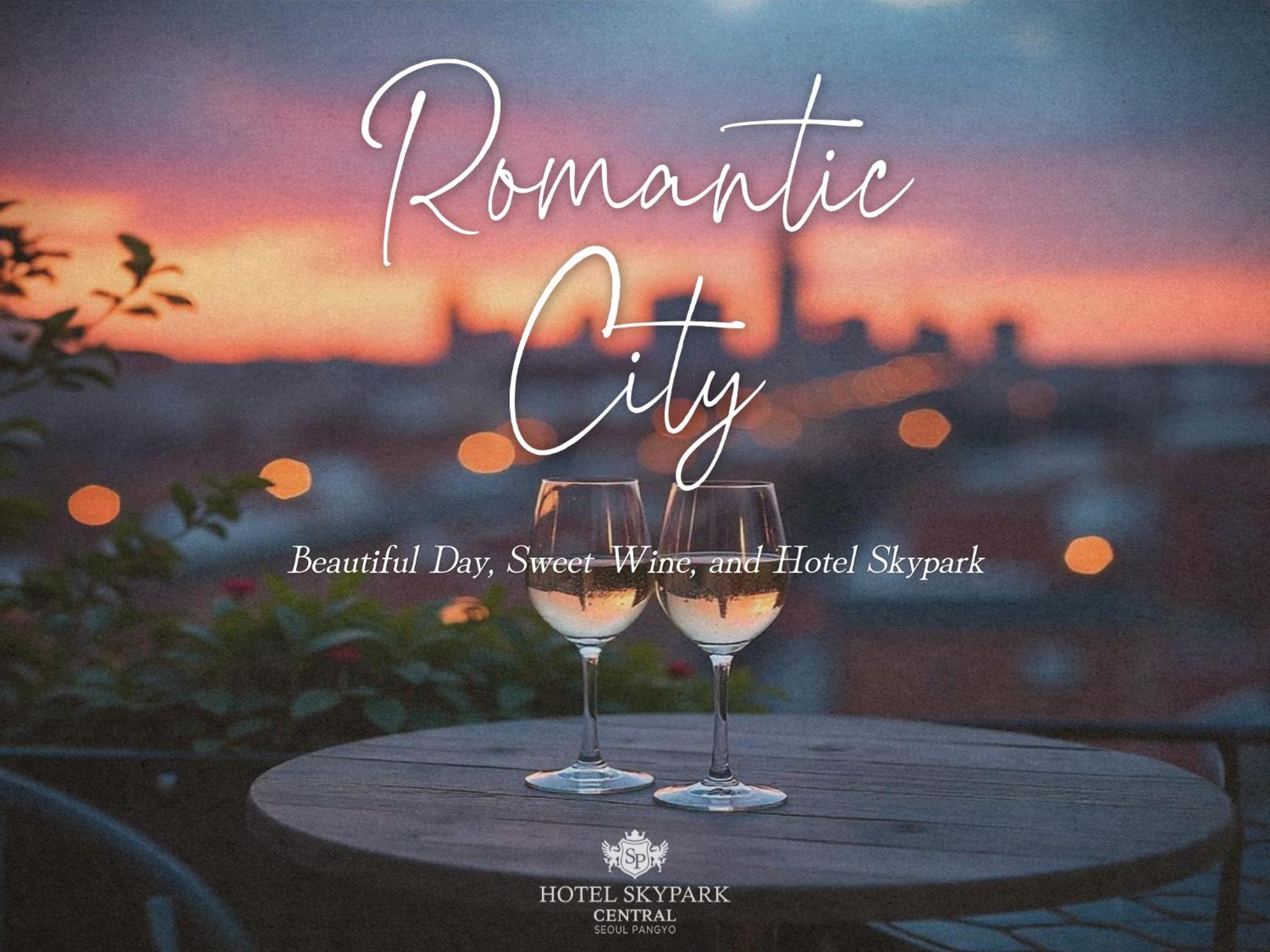 [Romantic  PKG] Deluxe Double Room with Late Check out til 2pm & one bottle of Wine (per night) & 2 CGV movie tickets (per night) 