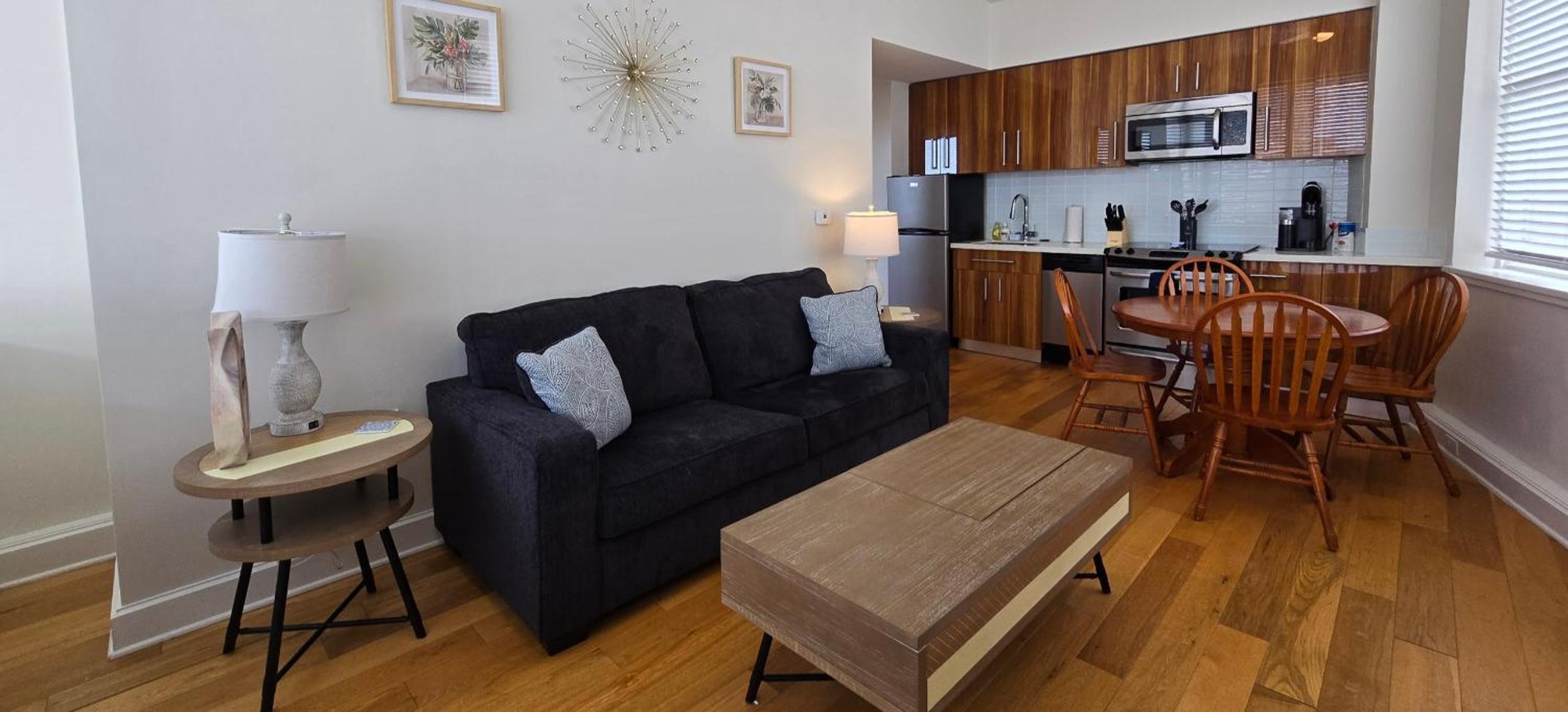 Deluxe One-Bedroom Apartment With City View