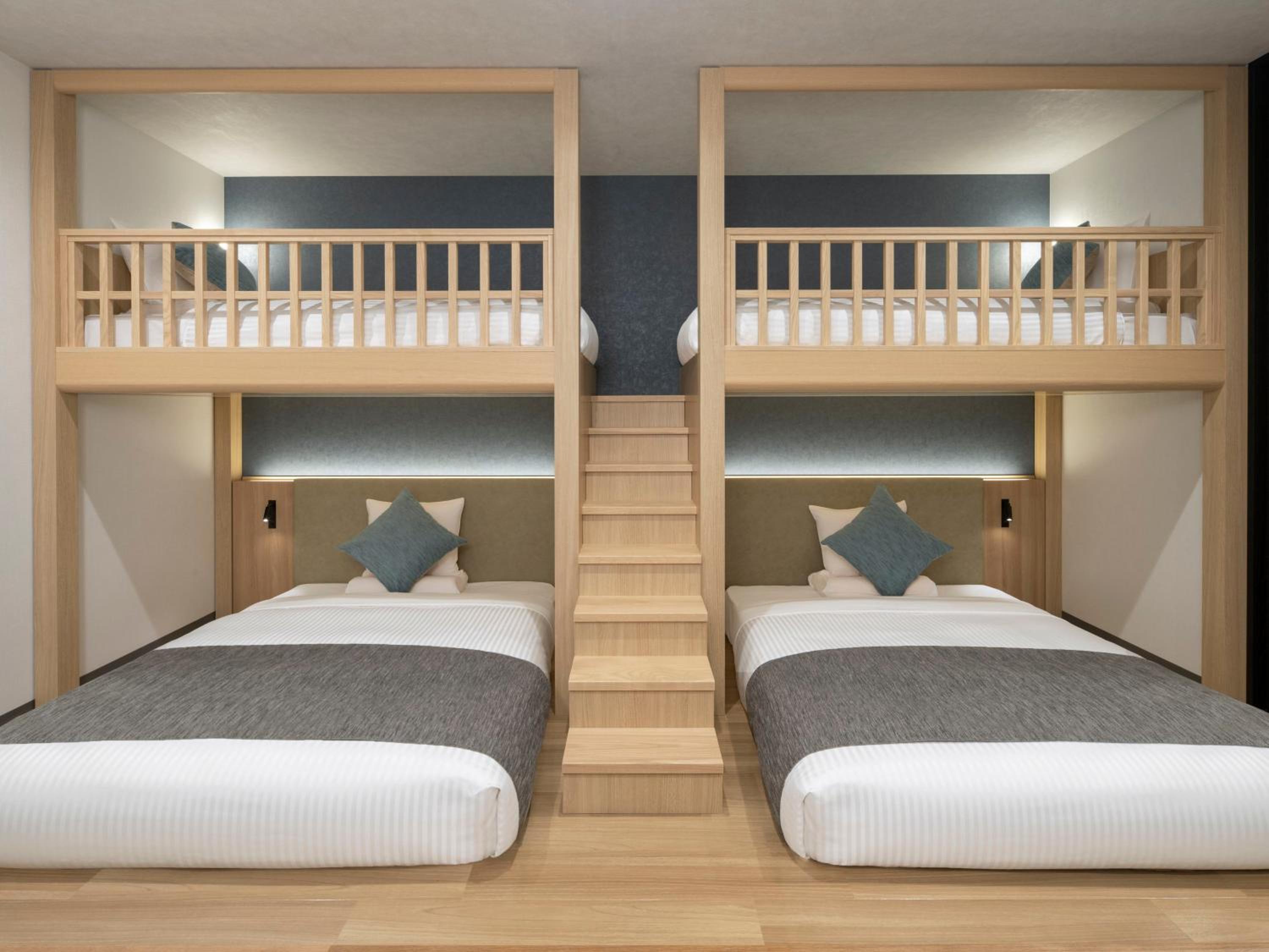 Quadruple Room (2 Bunk Beds) - Ground Floor - House Keeping is Optional with Additional Cost