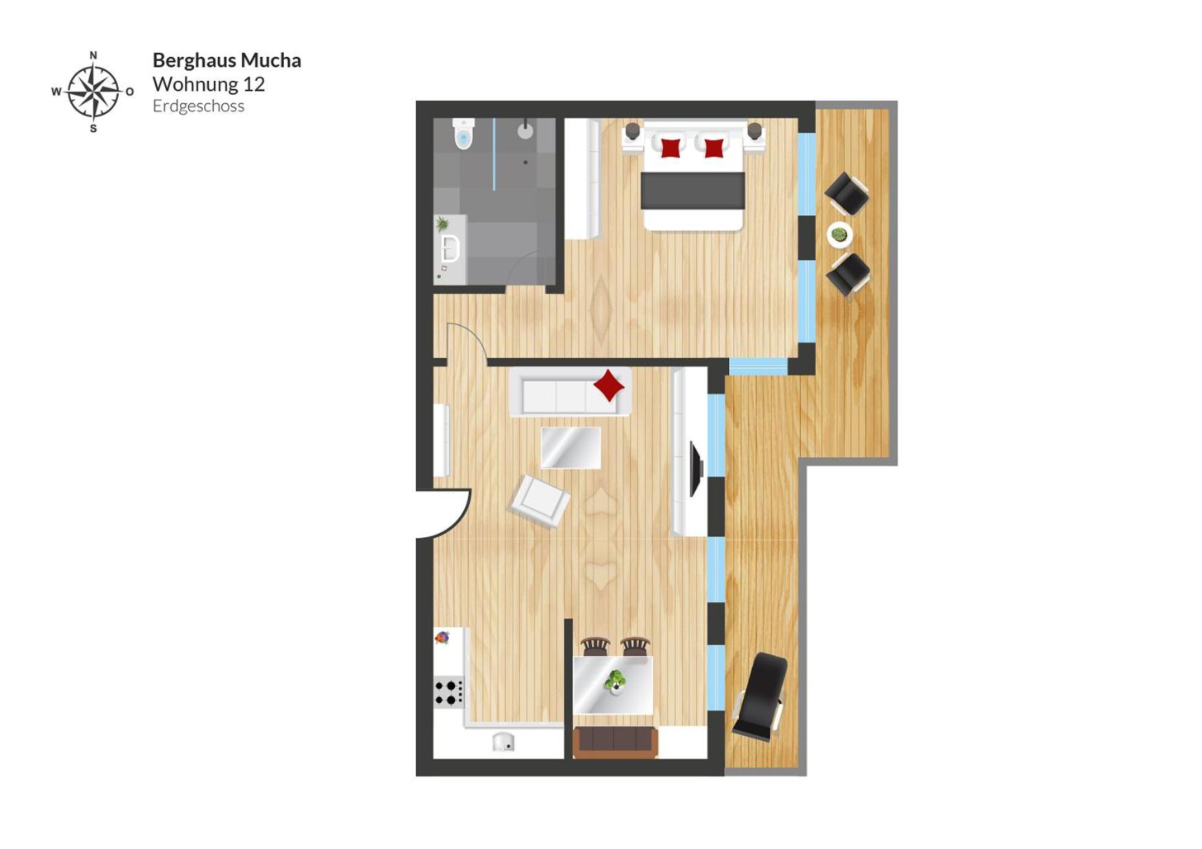 One-Bedroom Premier Apartment photo 2