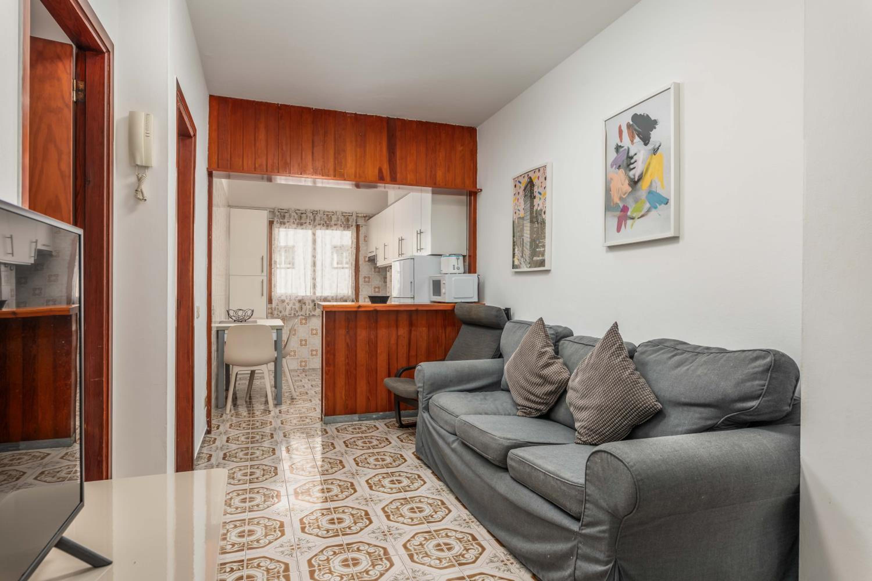 Apartamento de dos habitaciones