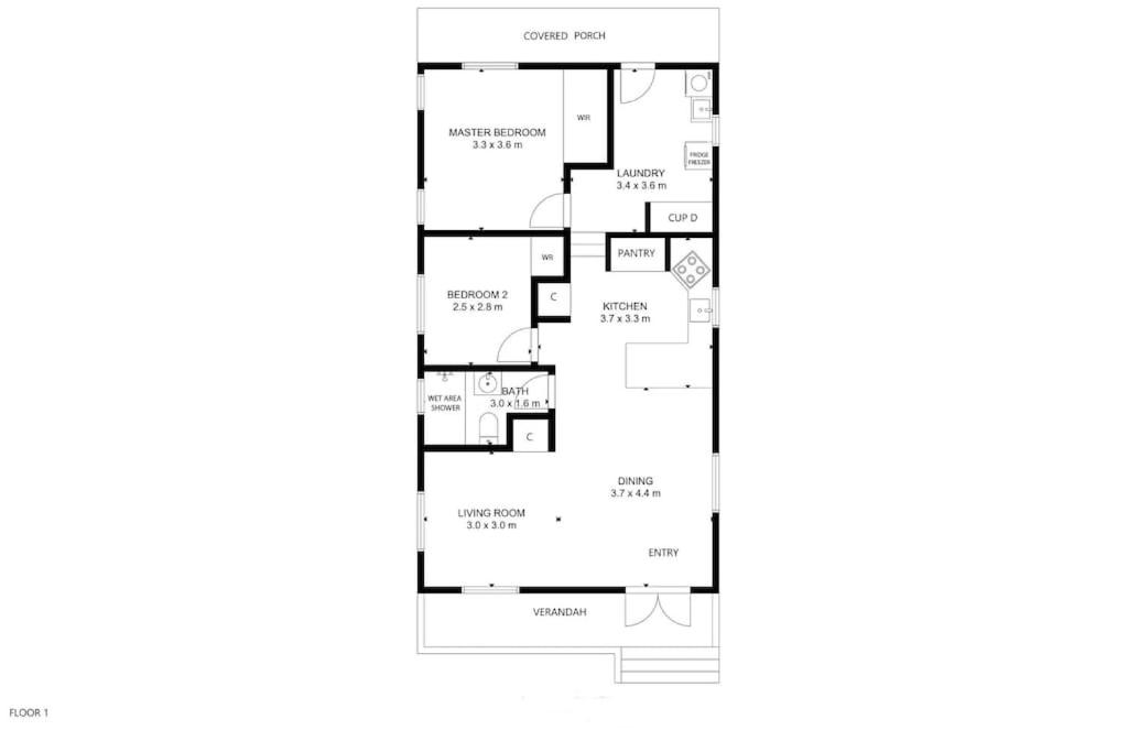 Two-Bedroom House photo 3