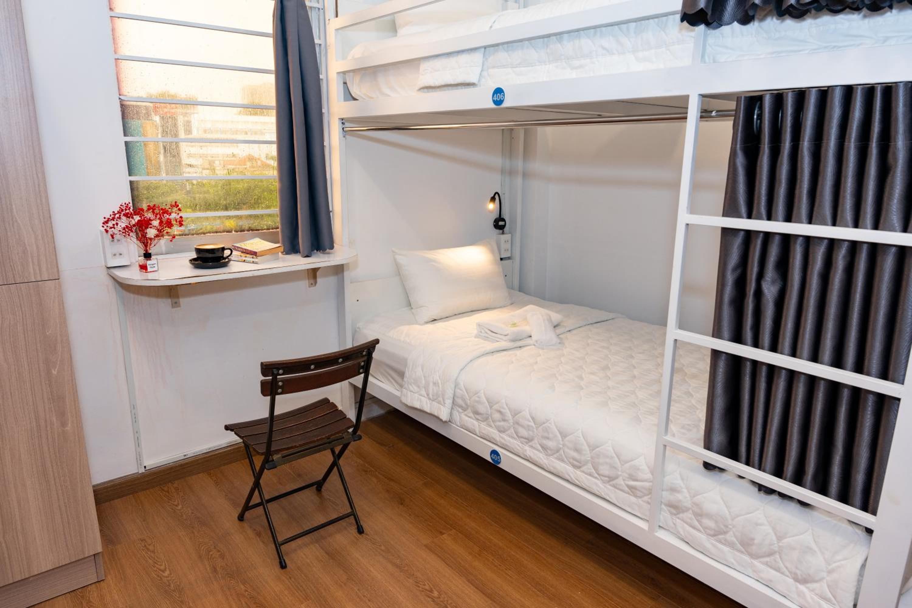 Bed in 6-Bed Female Dormitory Room