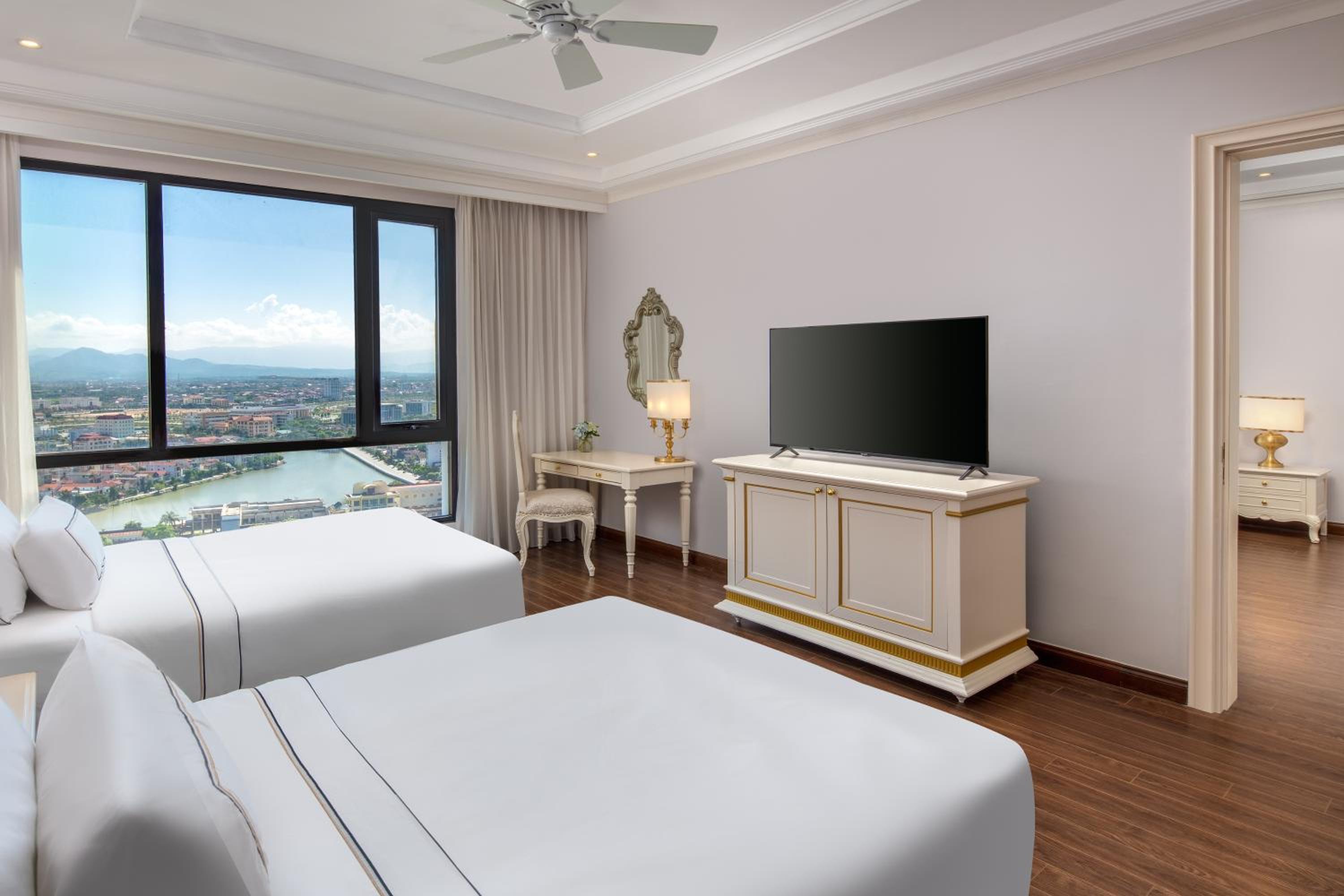 Two-Bedroom Deluxe Room with City View