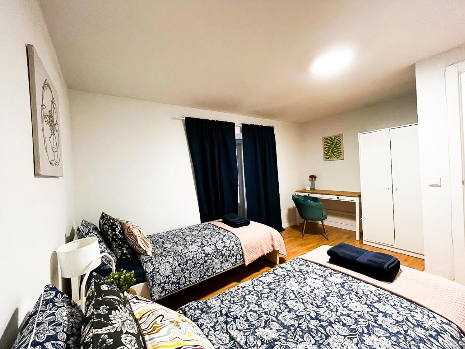 Habitación Doble con Baño Compartido