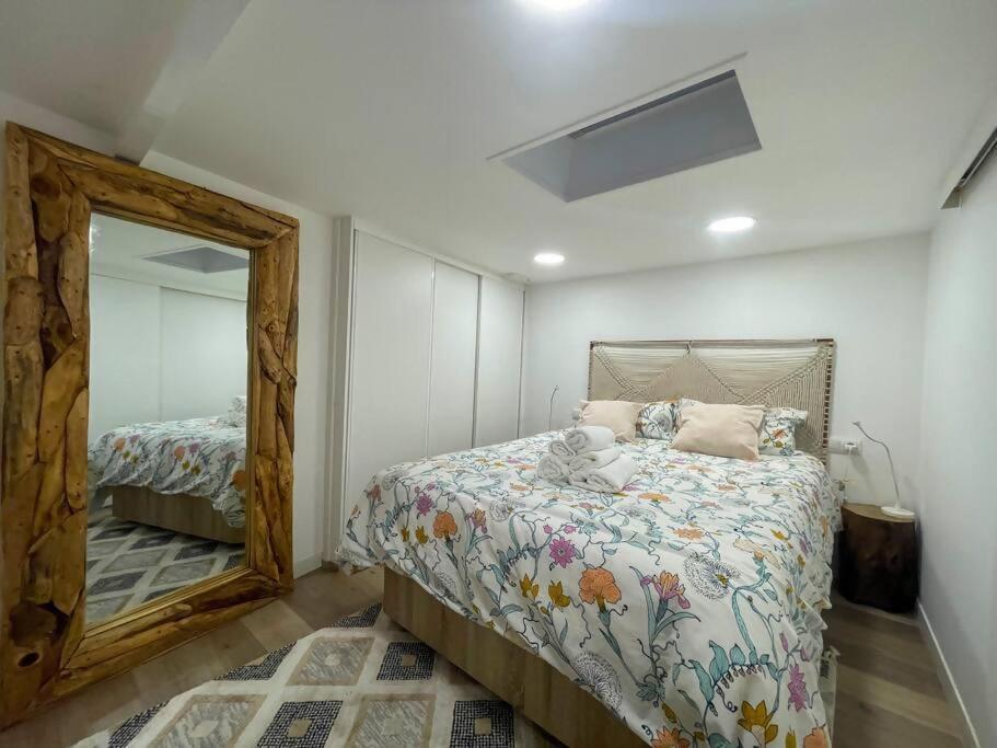 Apartamento con vista al jardín