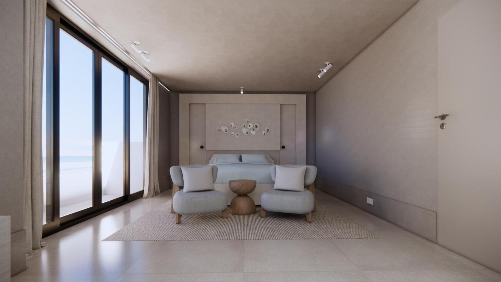 Deluxe Double Room with Side Sea View