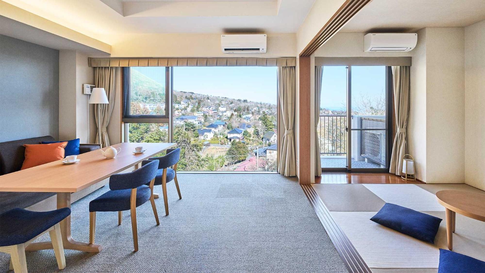 Twin Room with Tatami Area Condo Dog Friendly - Non-Smoking