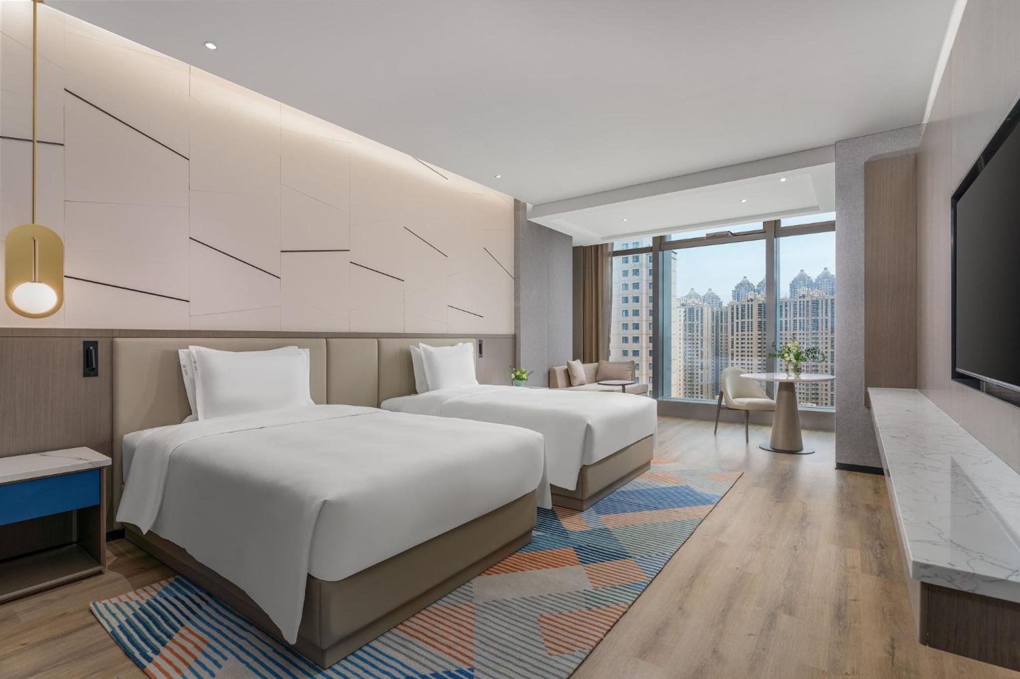 Standard Double Room with Two Double Beds - High Floor