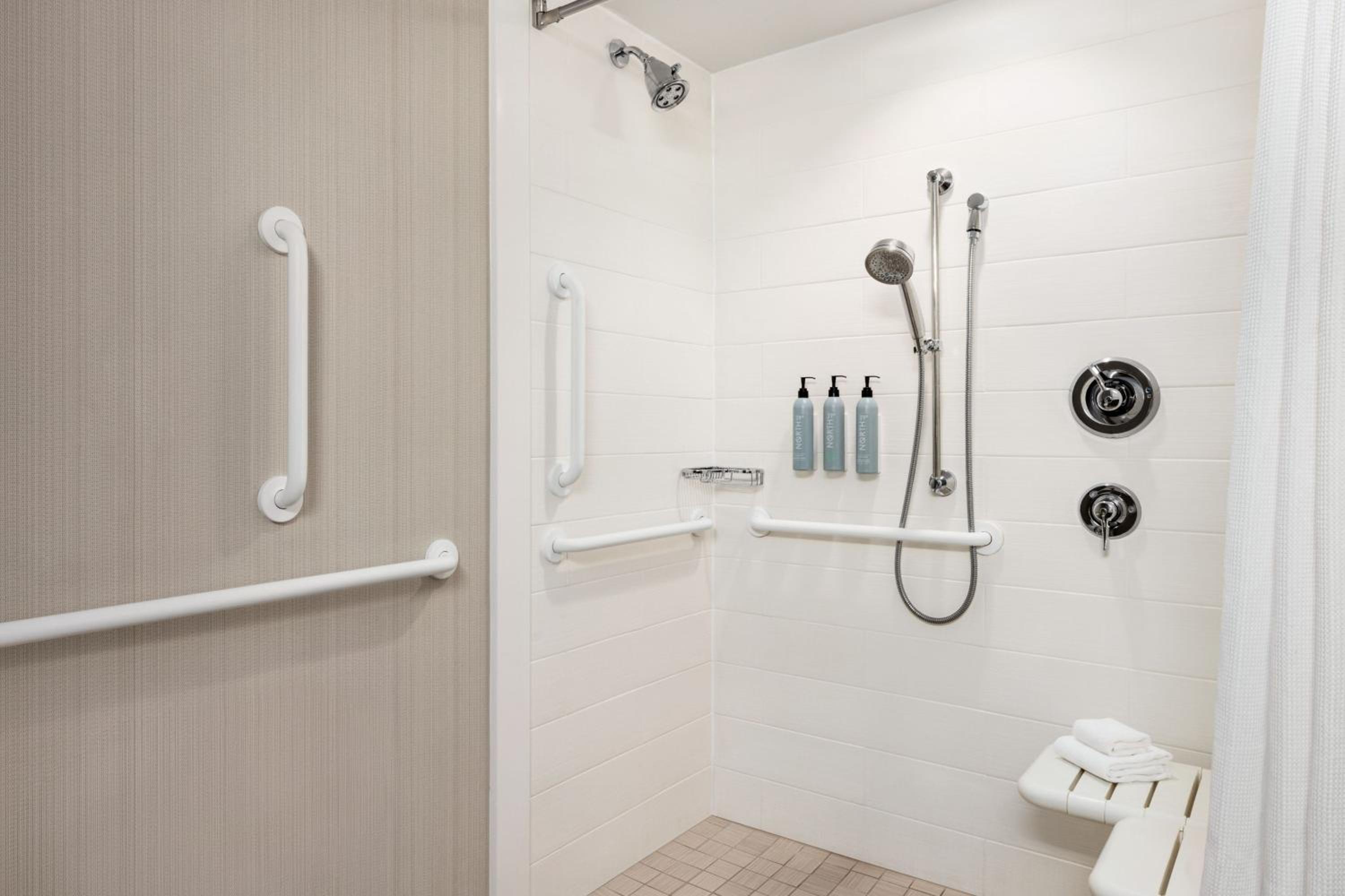 King Room with Sofa Bed and Roll-in Shower - Mobility and Hearing Accessible