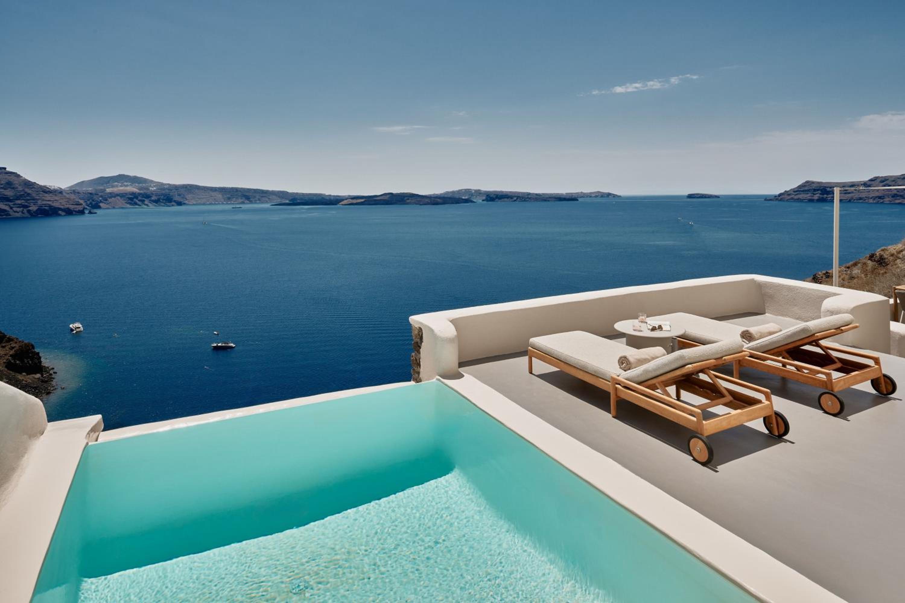 Air of Mystery Villa, 1 Bedroom Villa, 1 King, Caldera view with Whirlpool and Private Pool thumbnail 6