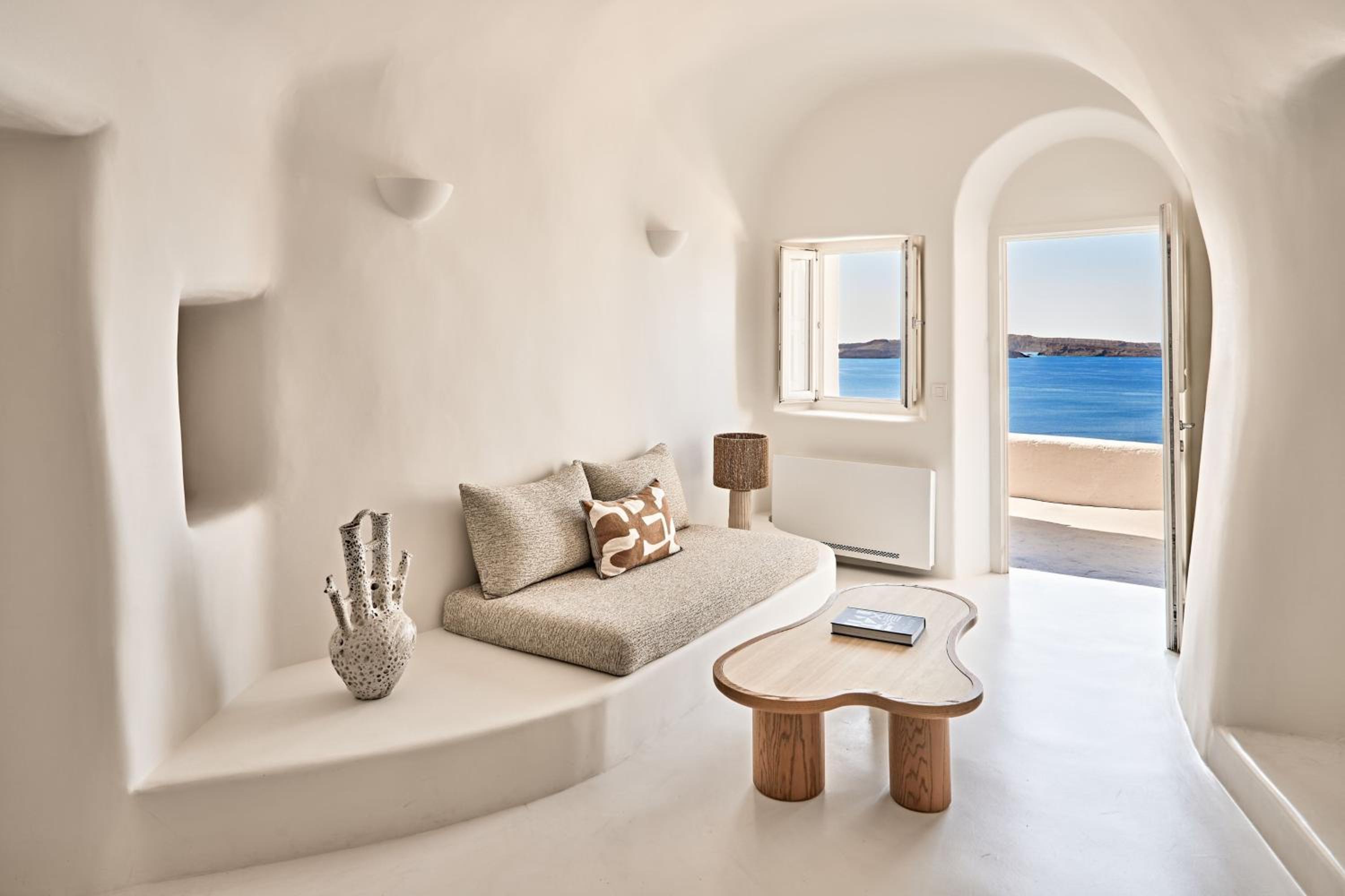 Wet Allure Suite, 1 Bedroom Suite, 1 King, Caldera view, Sea view