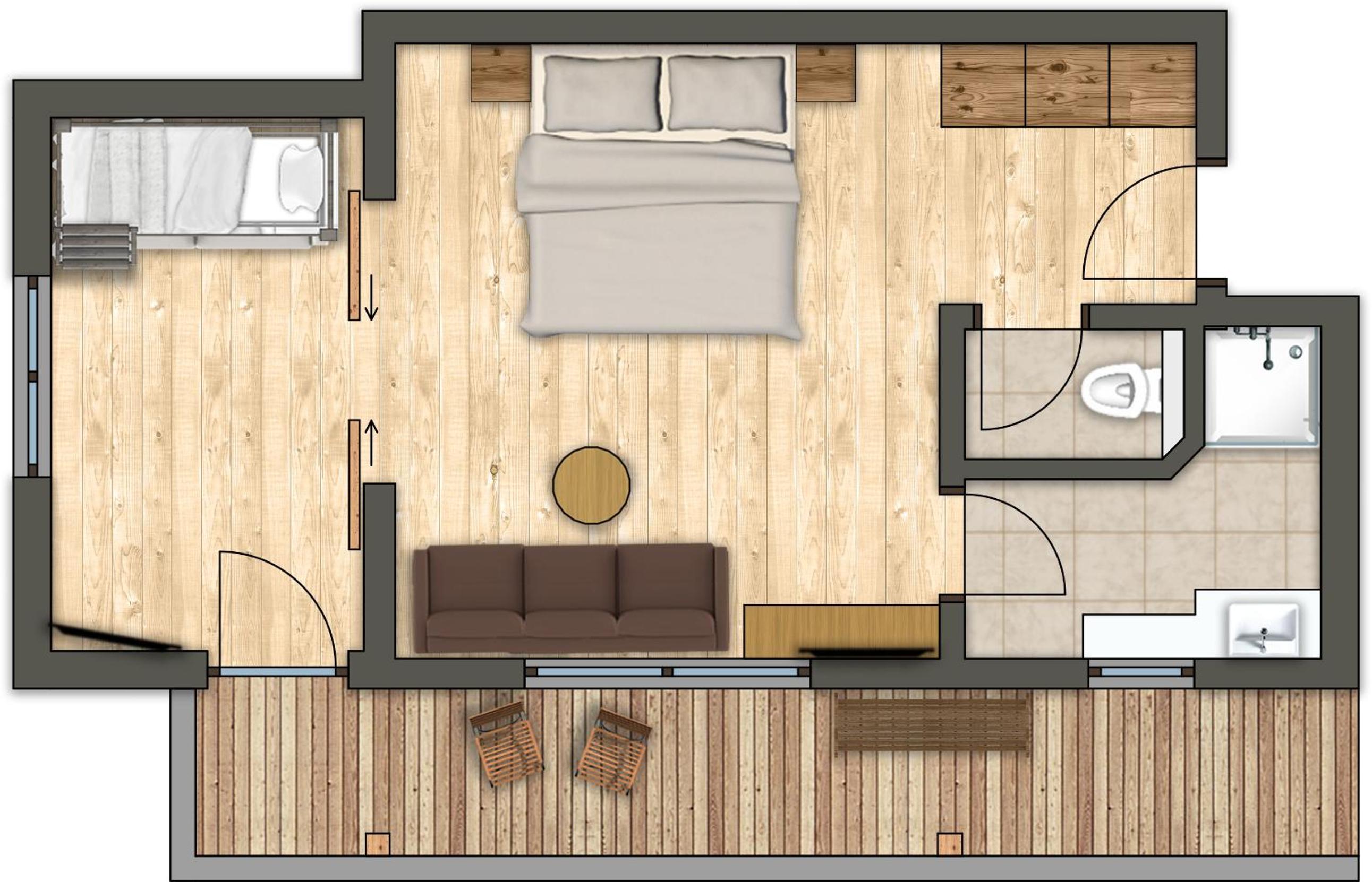 Deluxe One-Bedroom Suite (2 Adults + 1 Child) photo 3