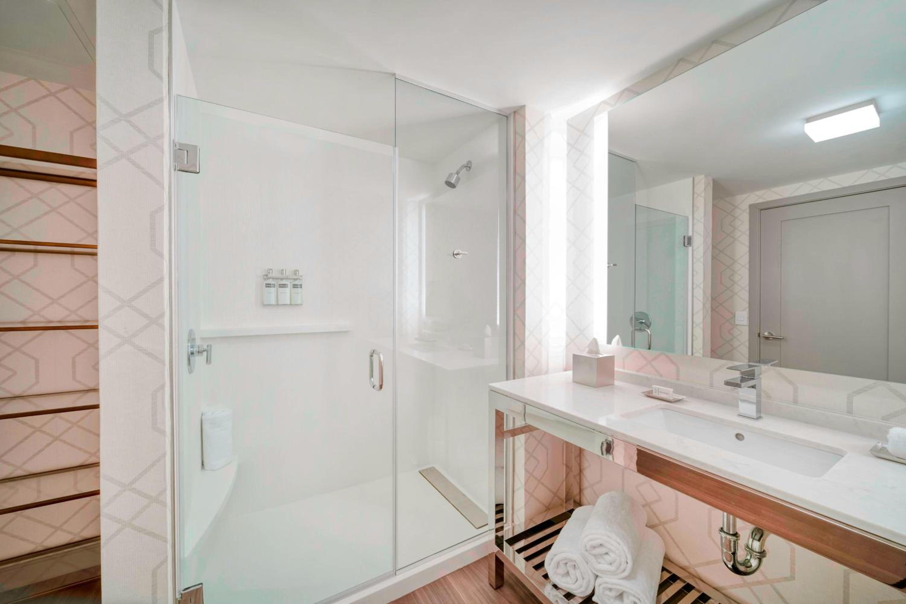 Partial City View, 1 Bedroom Larger Suite, 1 King, Sofa bed