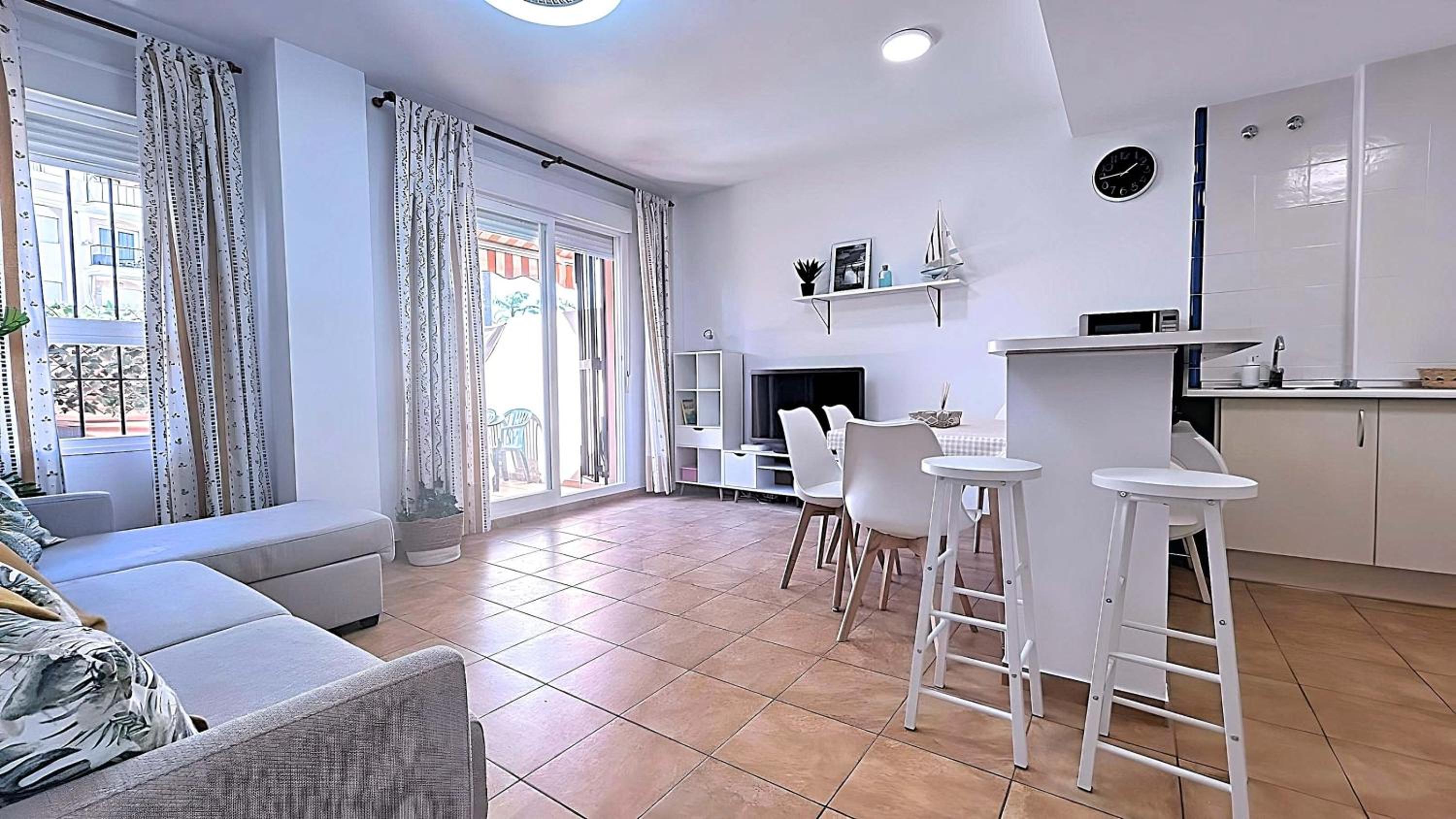 Apartamento de una habitación con terraza