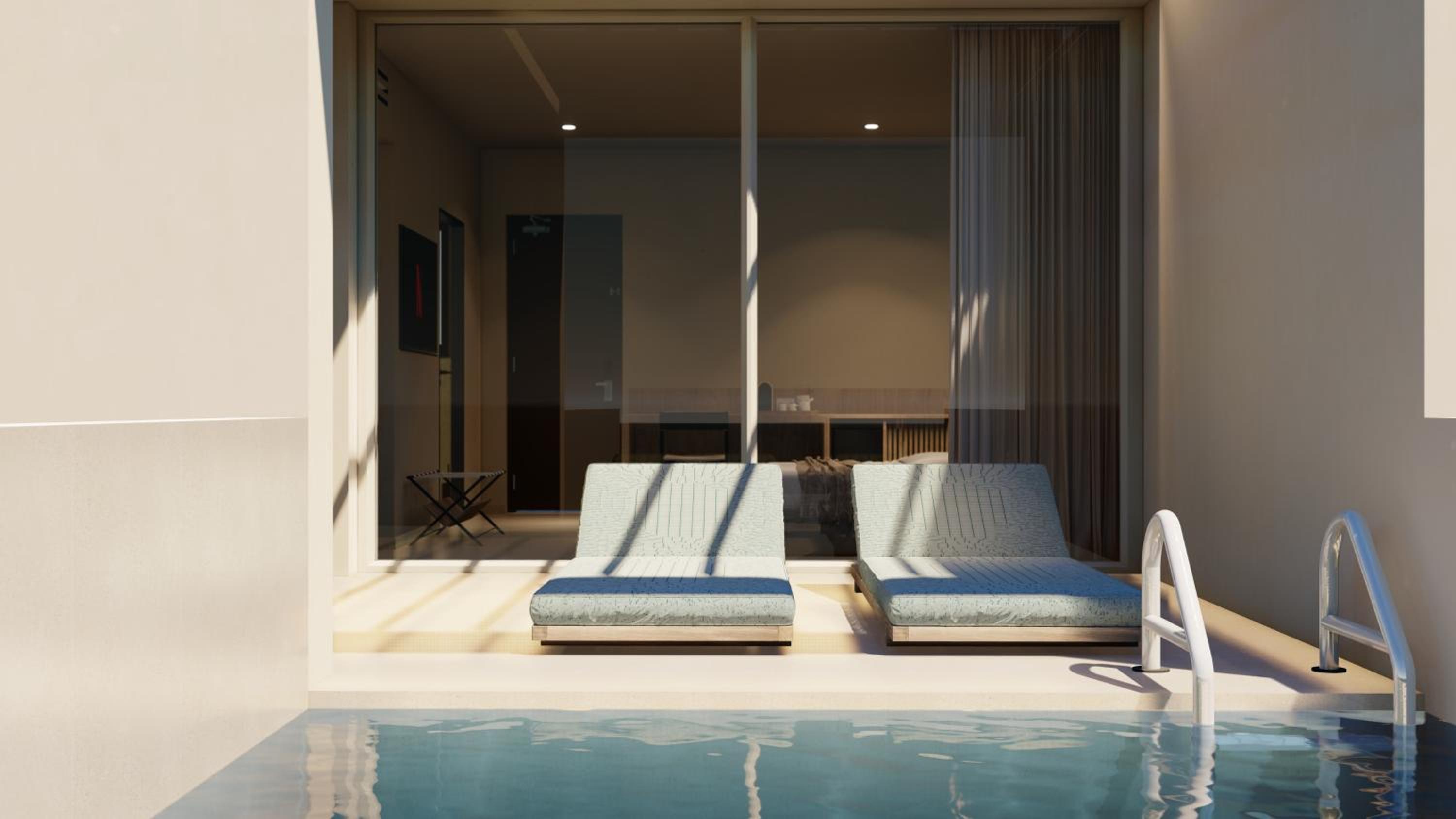 Deluxe Double Room with Private Pool - Photo 6