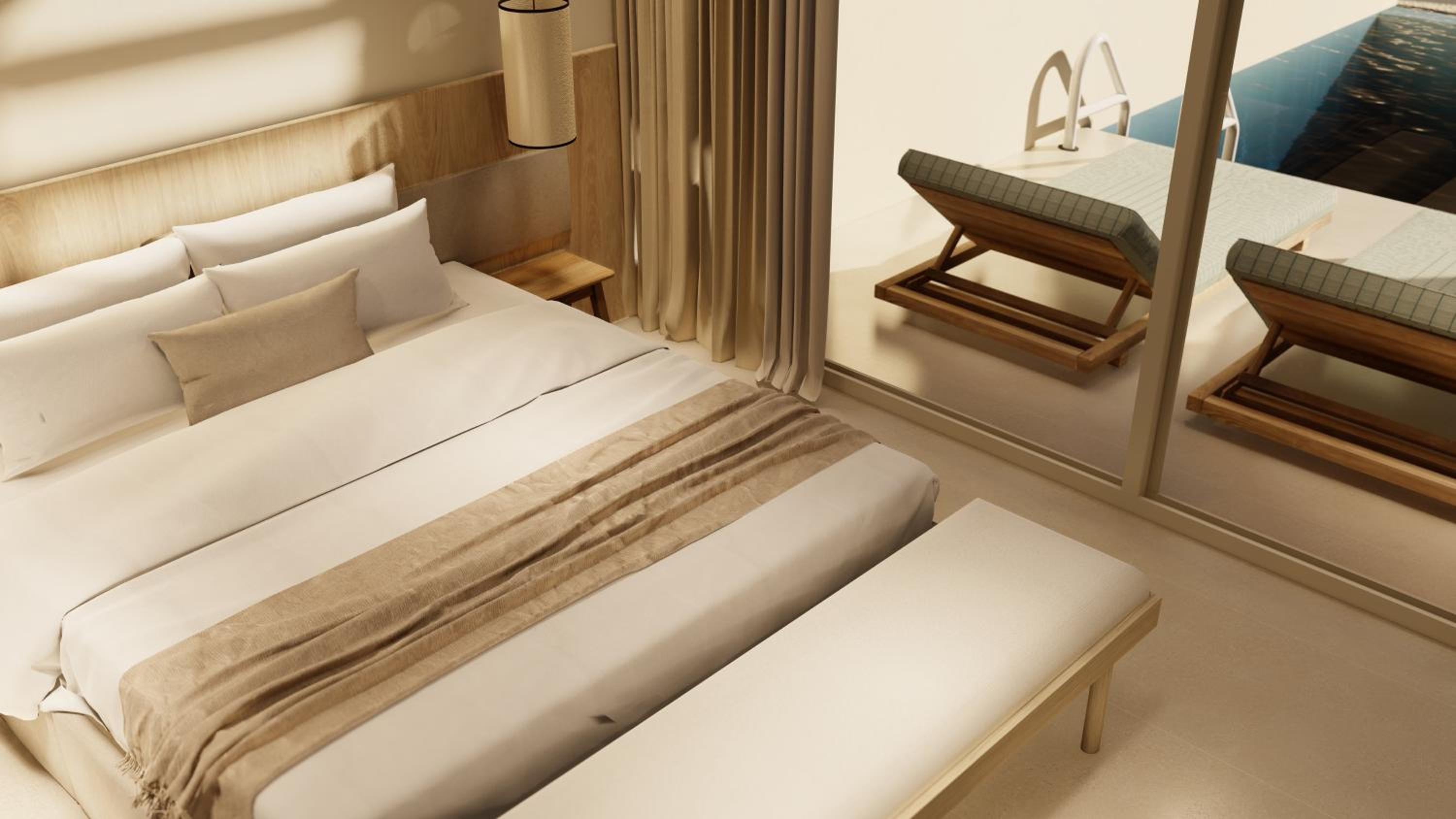 Deluxe Double Room with Private Pool - Photo 9