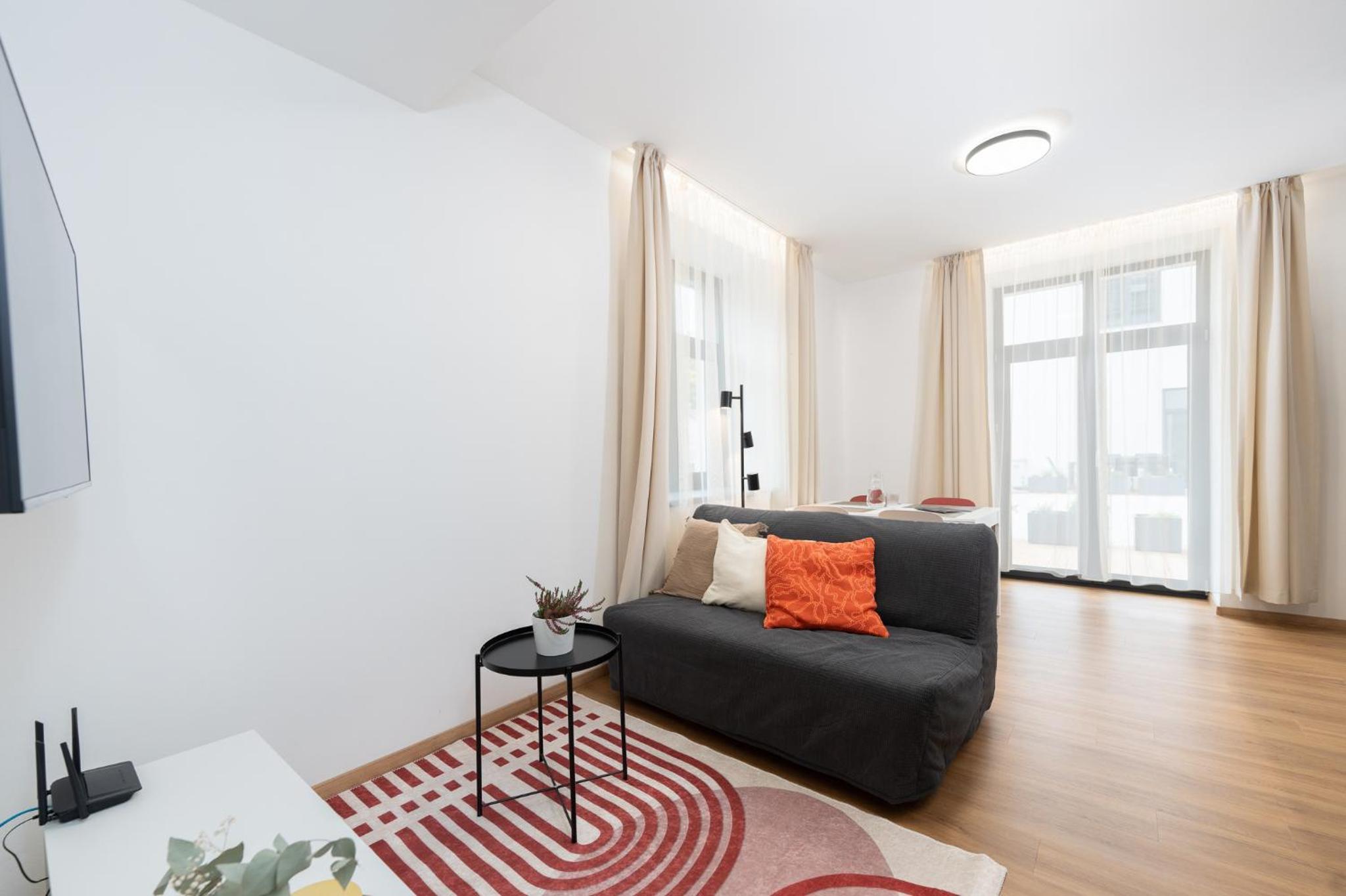 One-Bedroom Apartment with Terrace