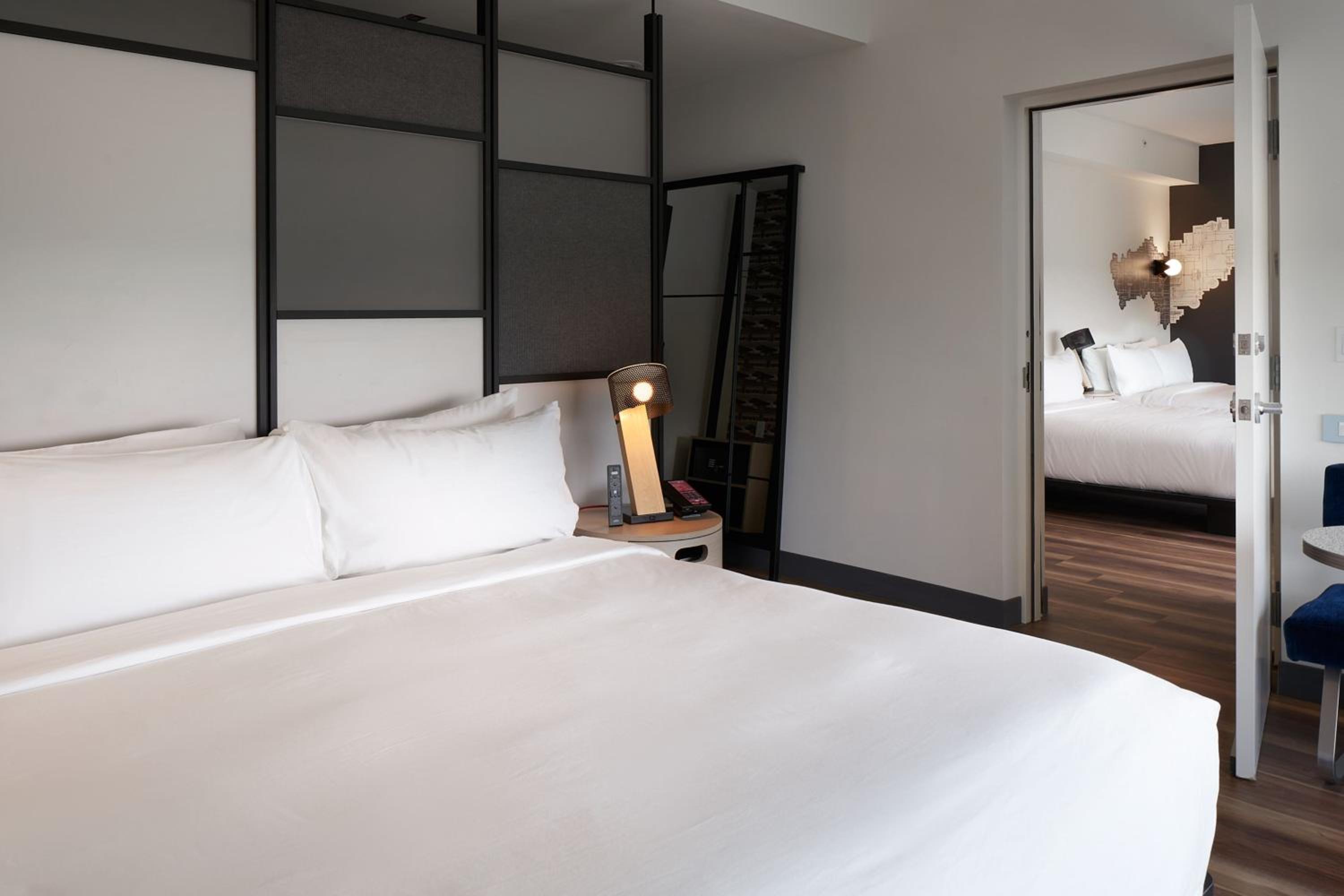 Queen Room with Two Queen Beds and Adapted Tub - Mobility and Hearing Accessible