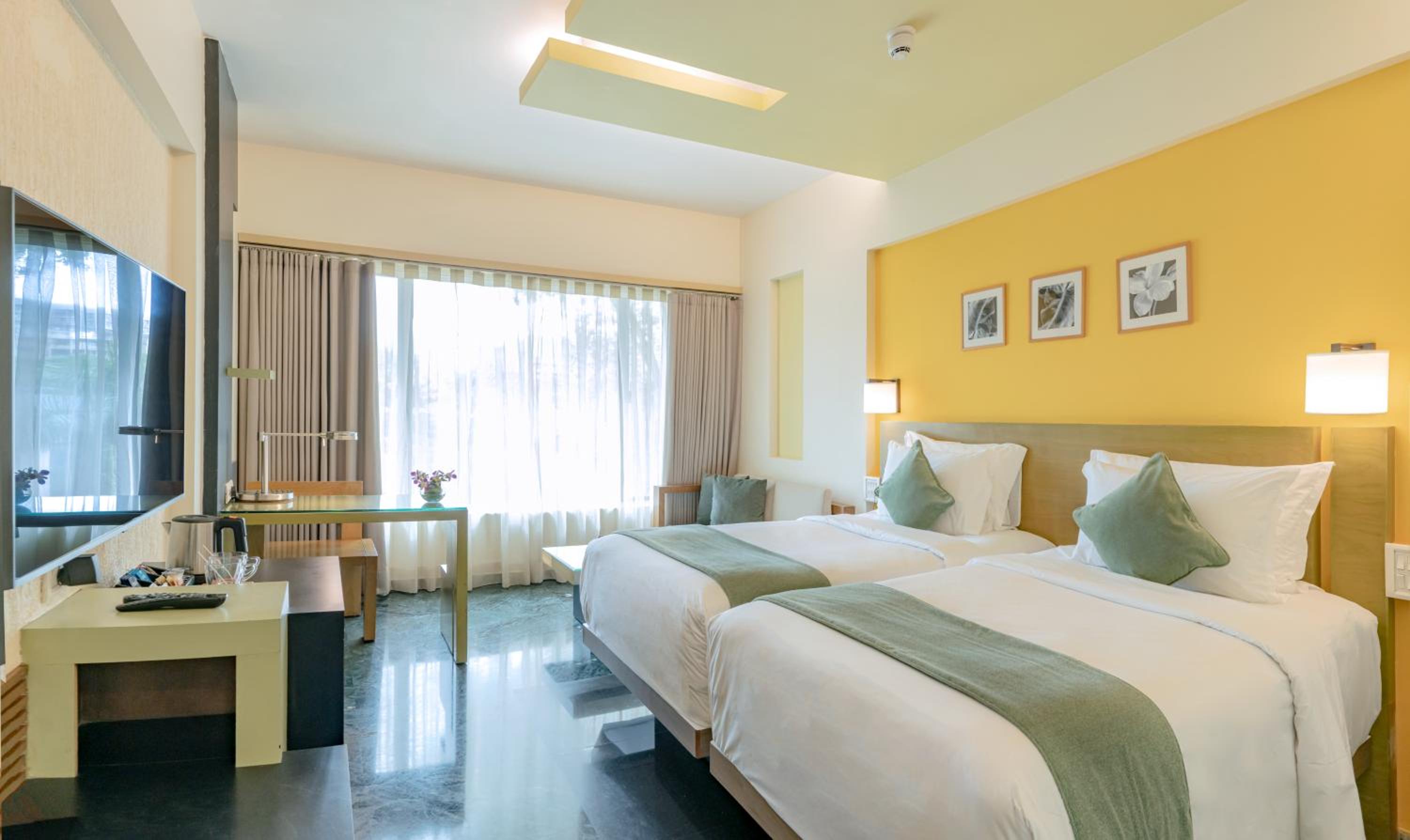 Mirable Large 250 Sq.ft Room with 20% discount on Buffet Lunch and Dinner, 10% discount on Laundry & Airport Pick-up