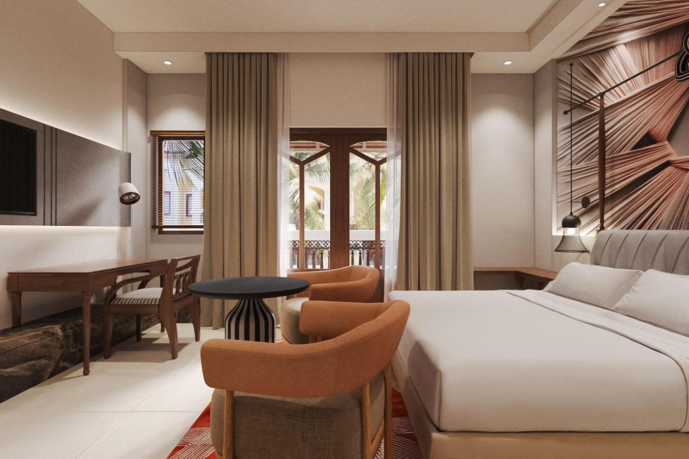 Premium Room King Bed Pool View with Balcony – Free Beach Shuttle + Beer On Arrival + Complimentary weekend kids activities, 20% off on F&B