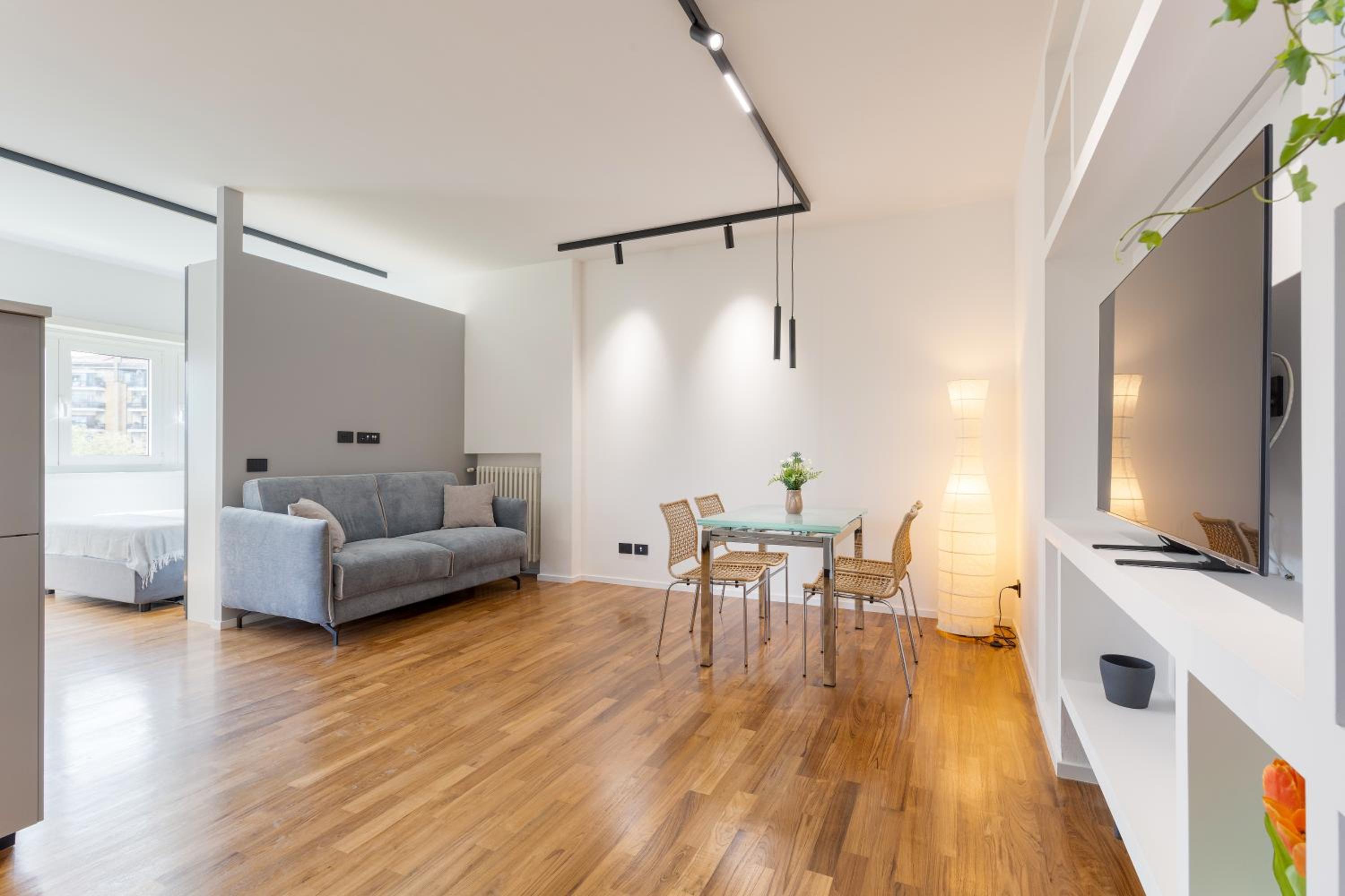 Deluxe One-Bedroom Apartment with City View