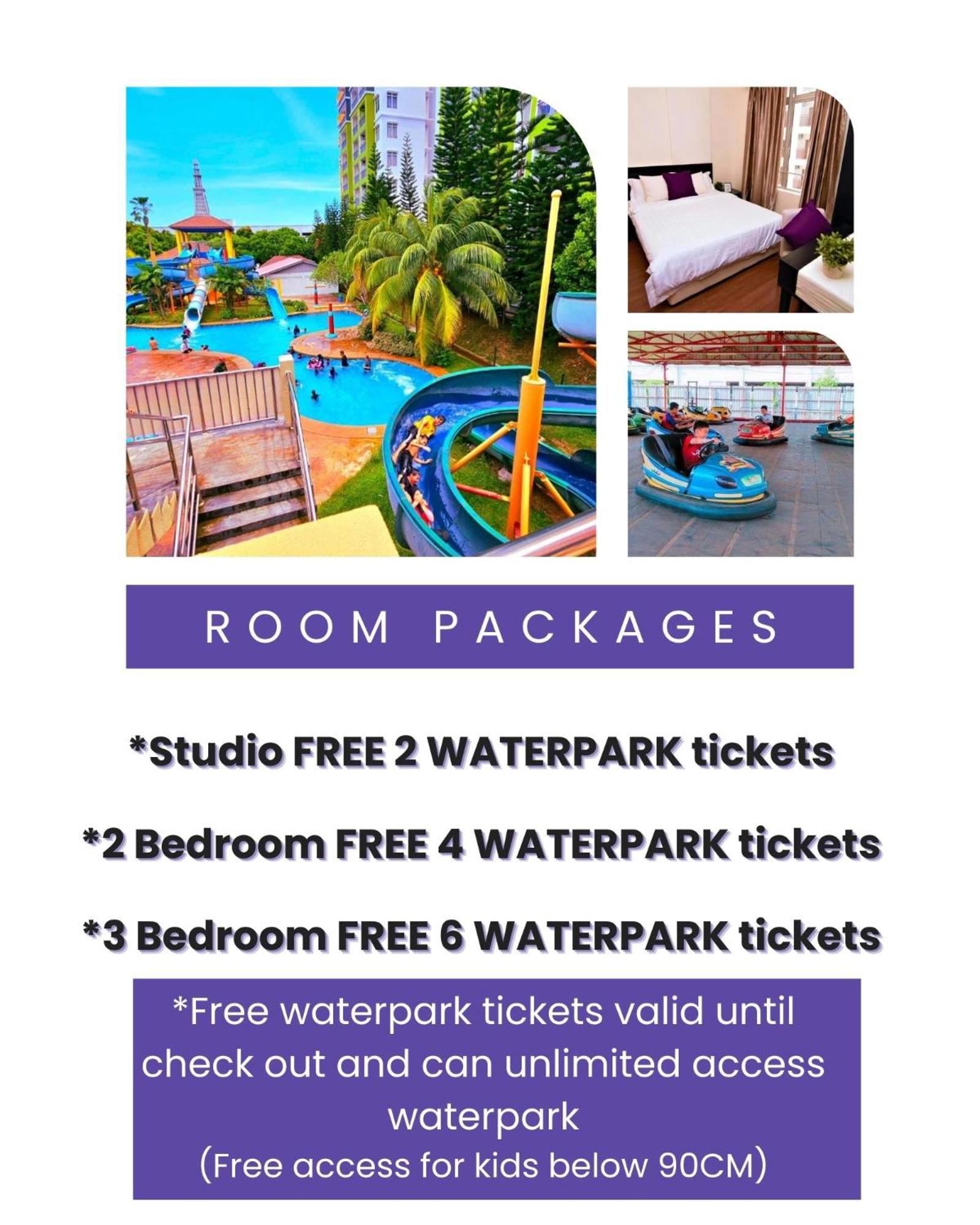 Jacuzzi King Studio Apartment (Free 2 Waterpark Ticket and Medium Floor) photo 1