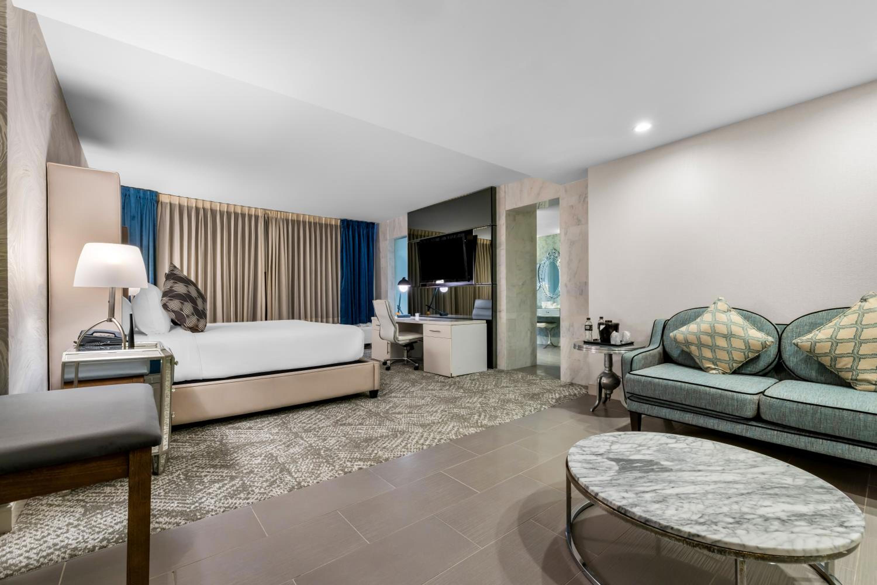 King Suite with Living Area and Powder Room